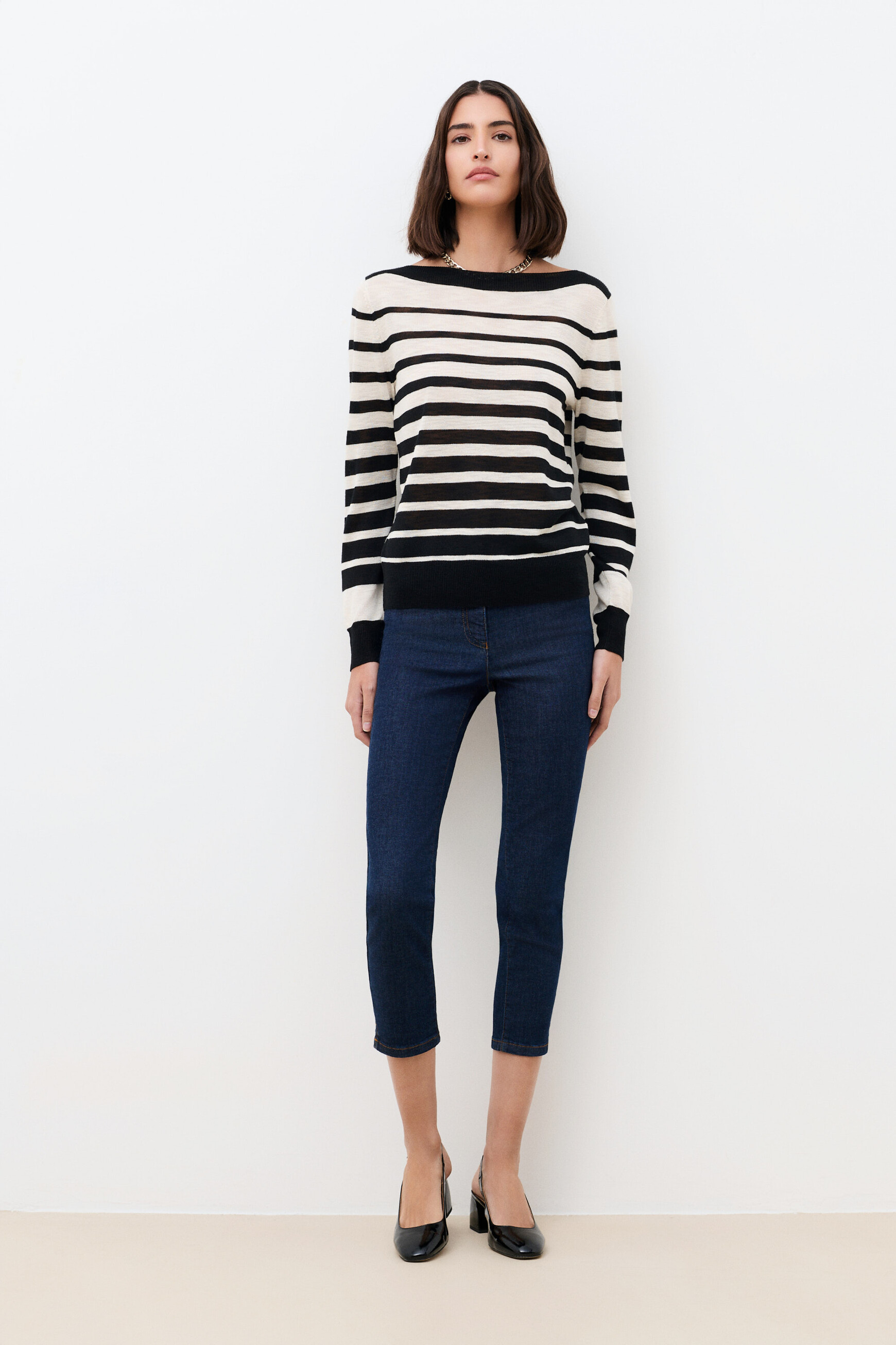 Pull Mwallis noir femme