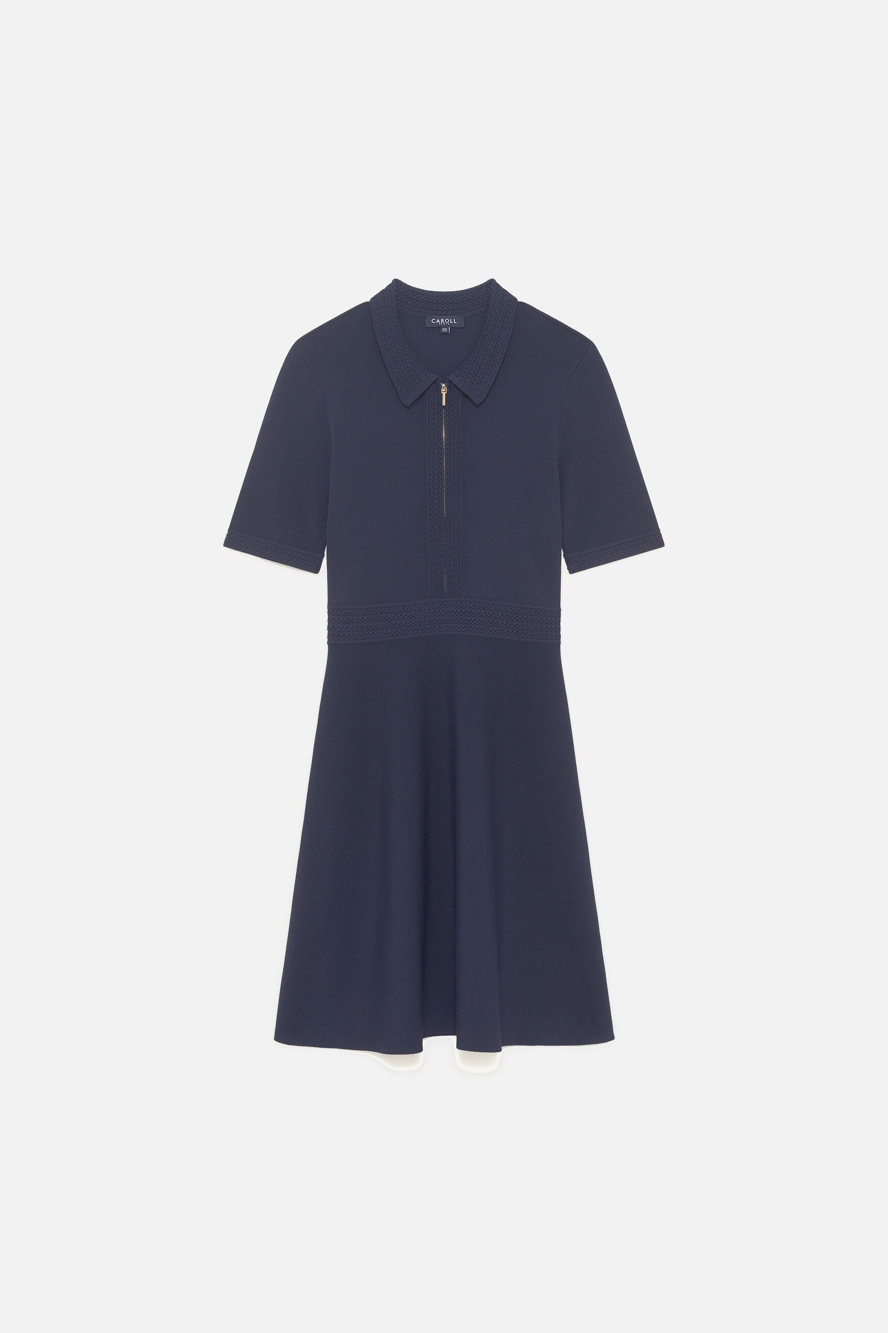 Rmalou dress navy blue woman