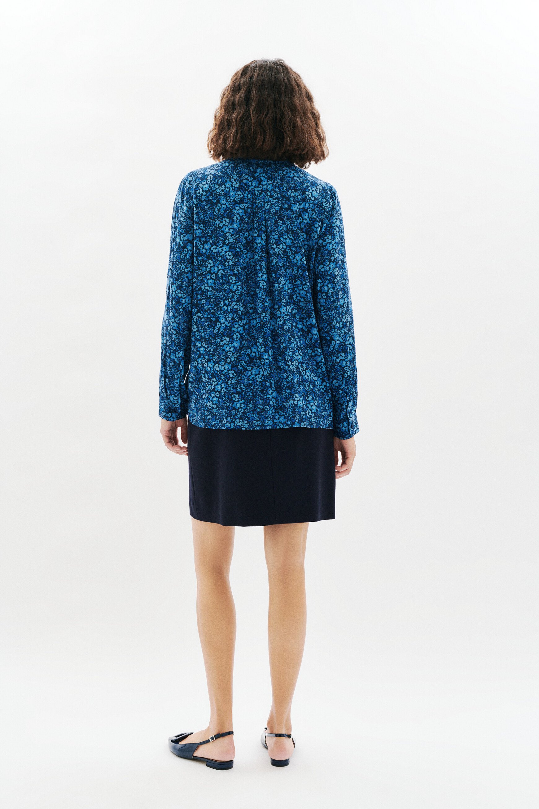 Jamie shirt navy blue woman