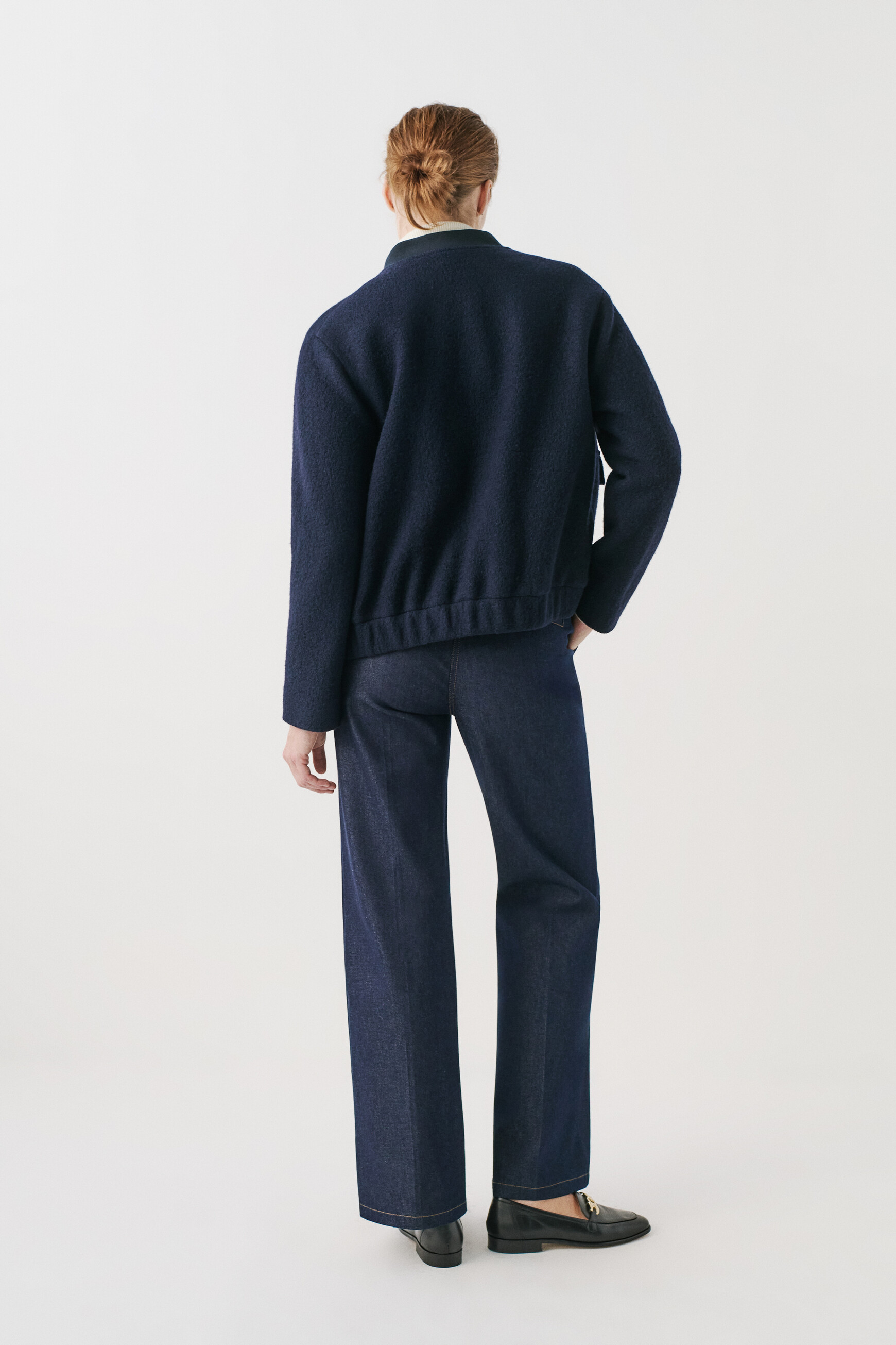 Manteau caroll bleu marine hotsell