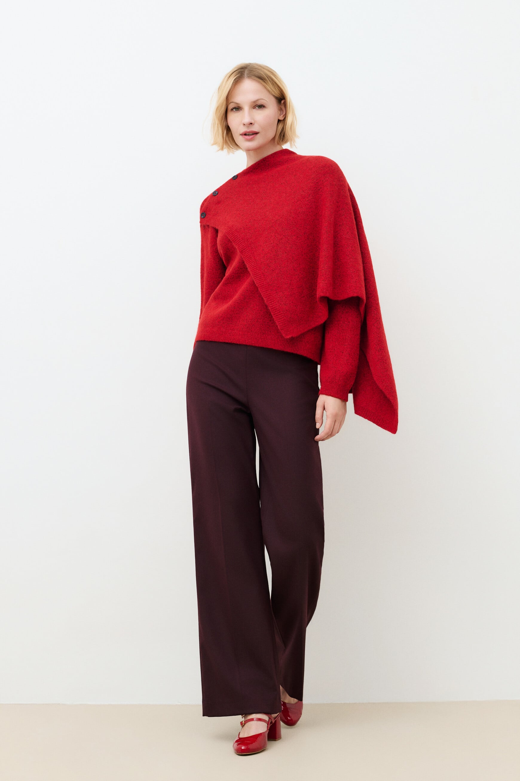 Mdaphne sweater red woman