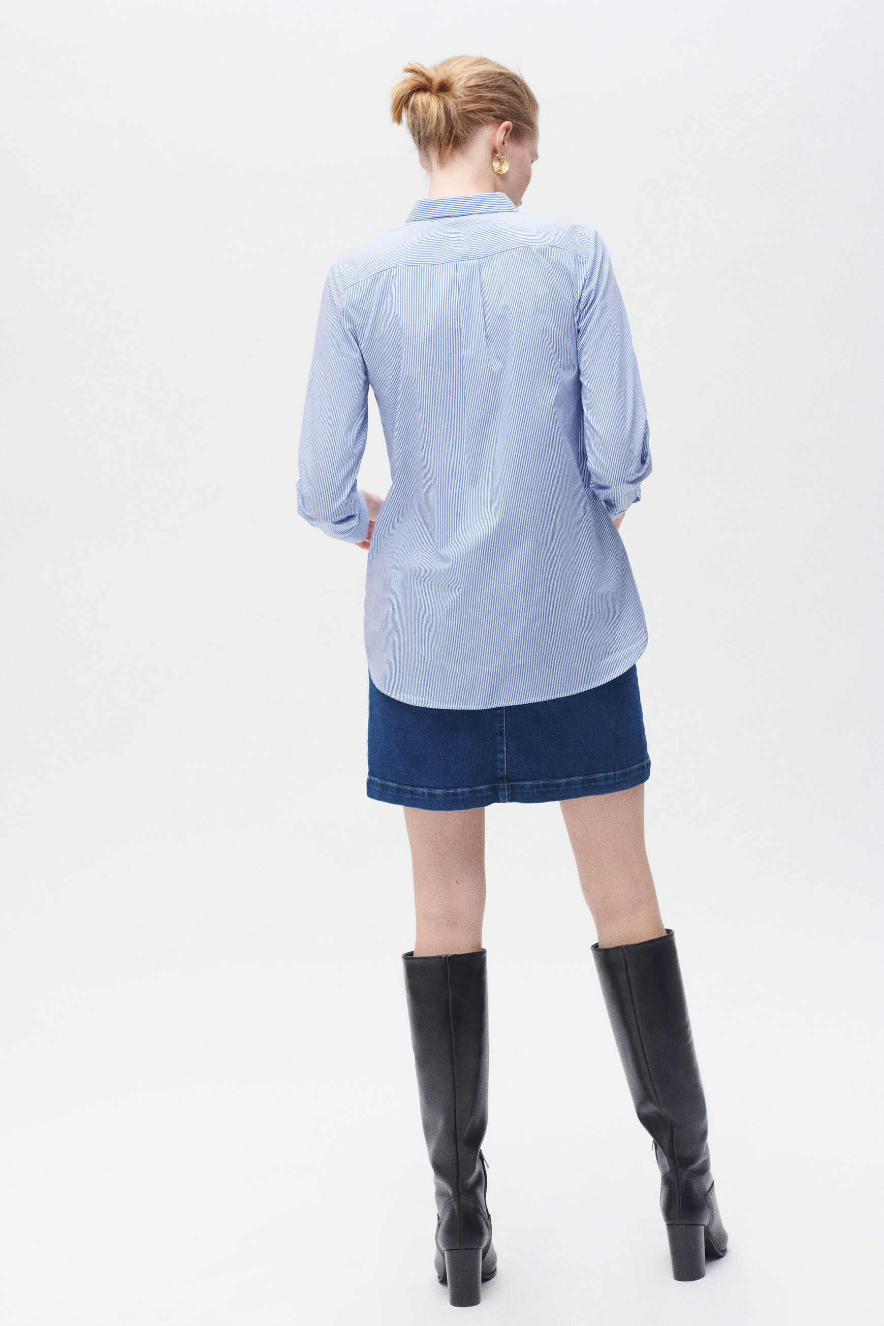 chemisier savana rayee bleu roi femme chemisier savana rayee bleu roi femme