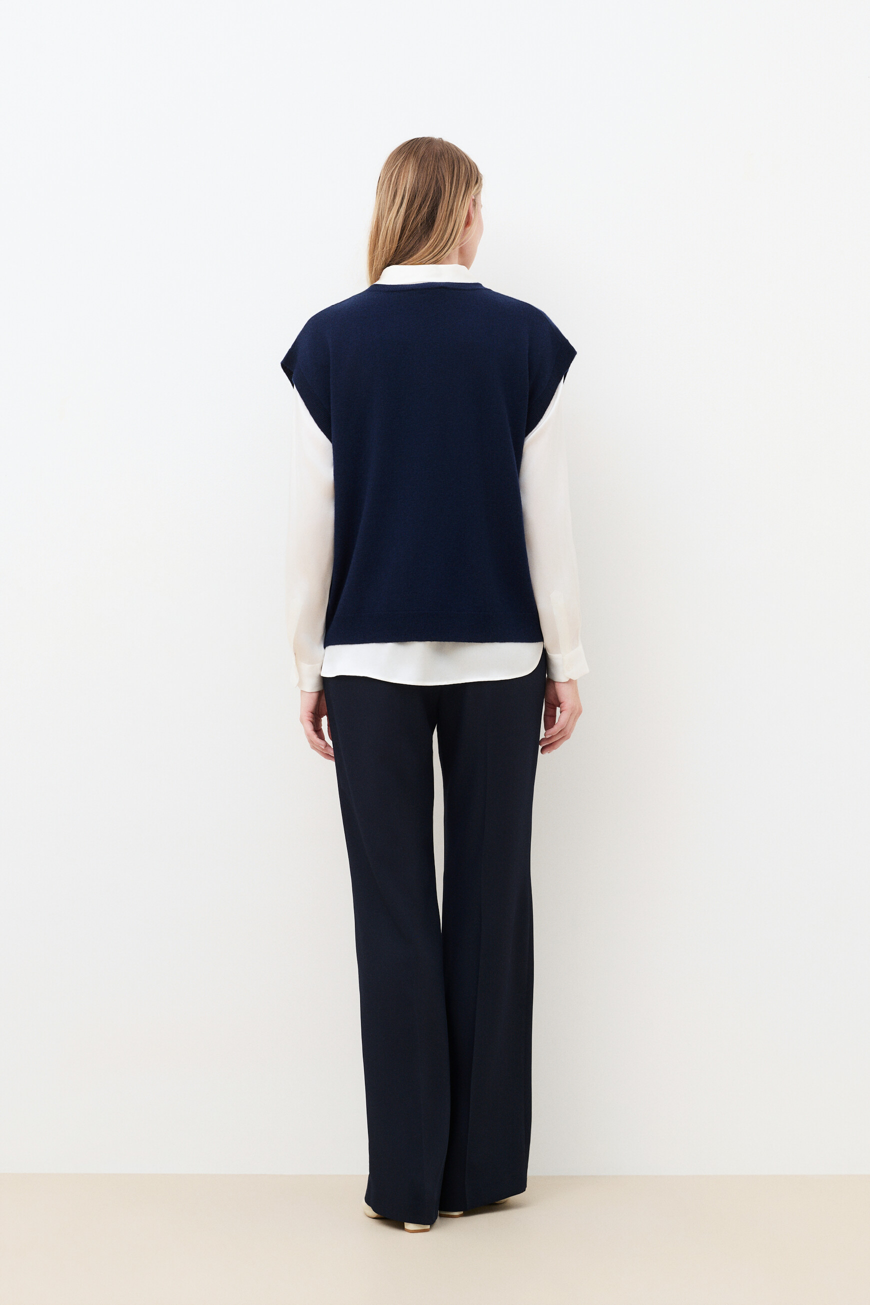 Mathilde sweater navy blue woman