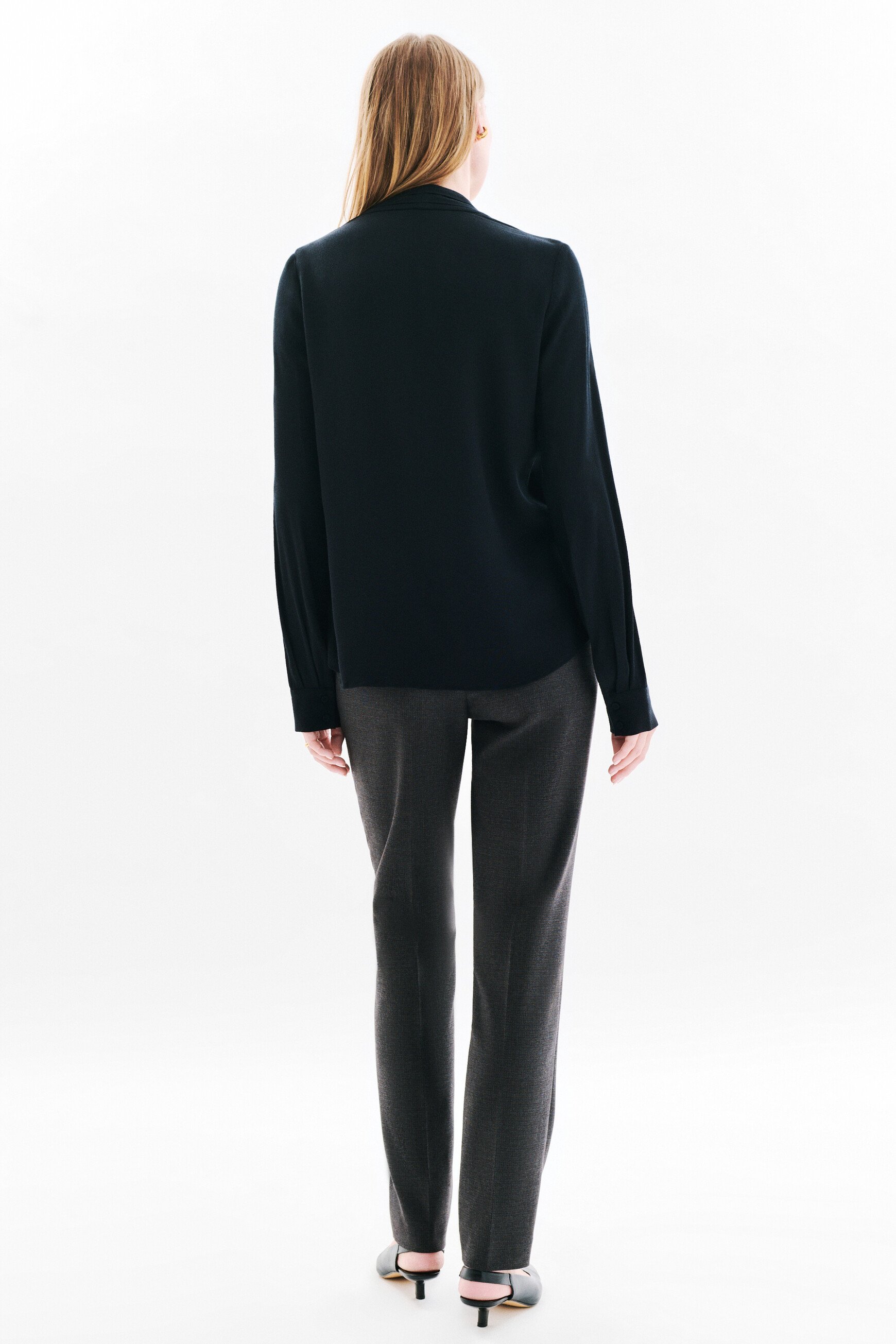 Cgala blouse black woman