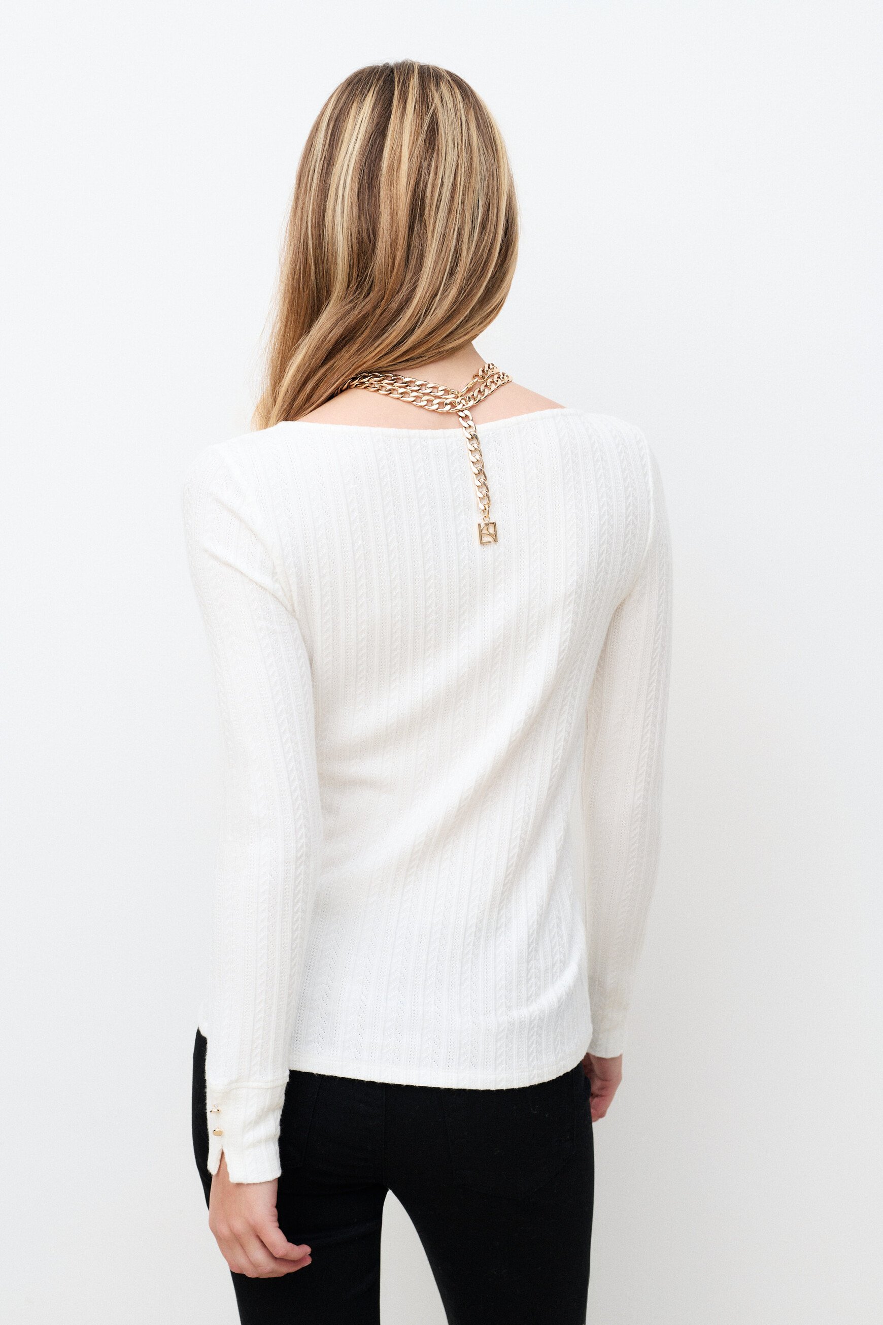 T-shirt Tjeanne creme femme