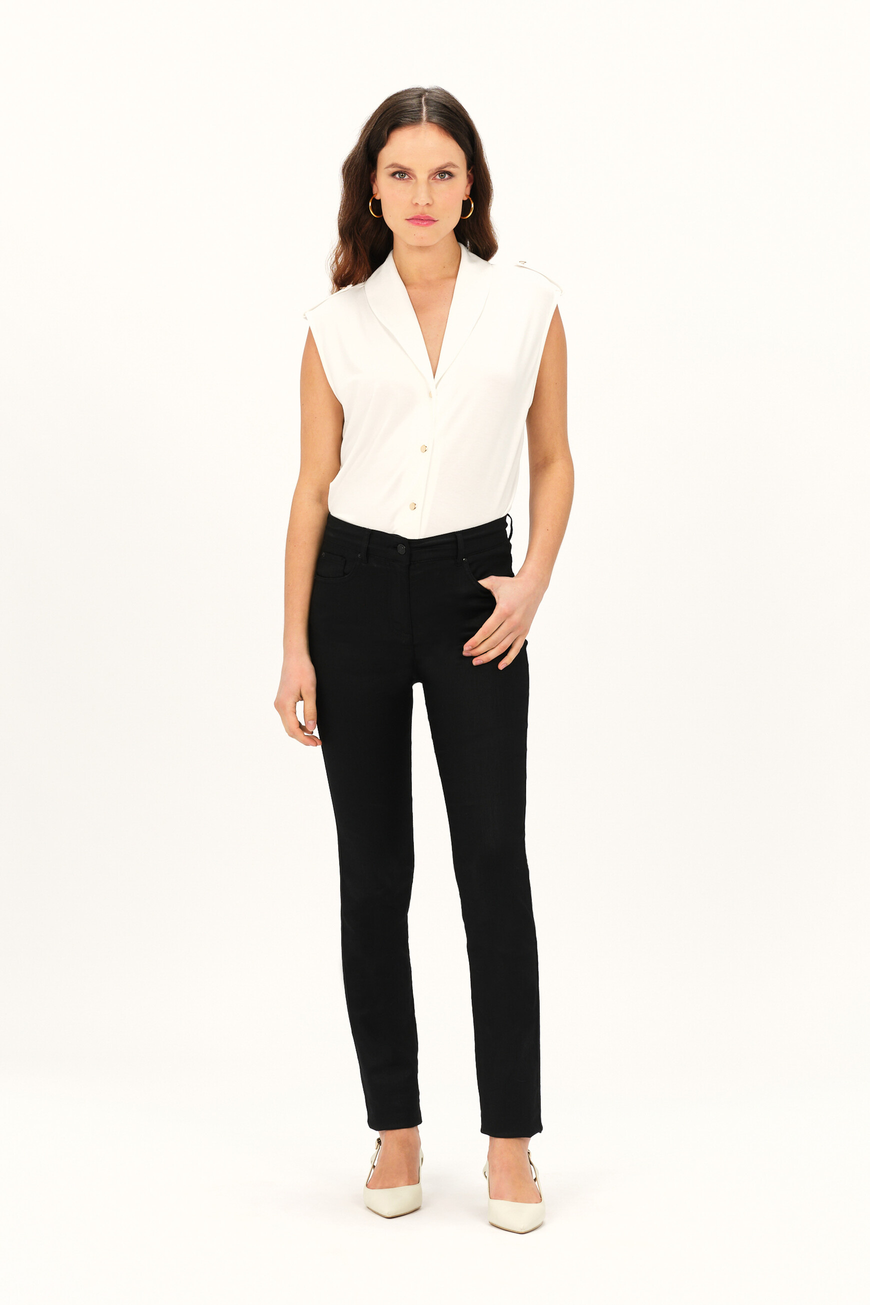 pantalon bradley noir femme