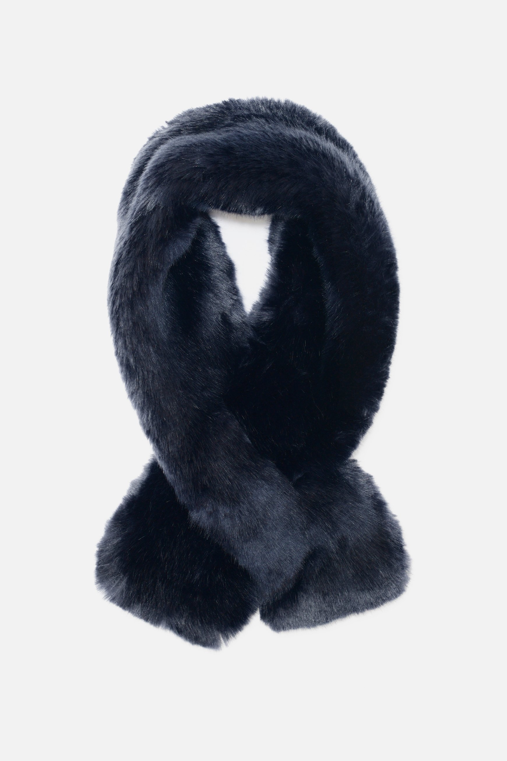 Petunia scarf navy blue woman
