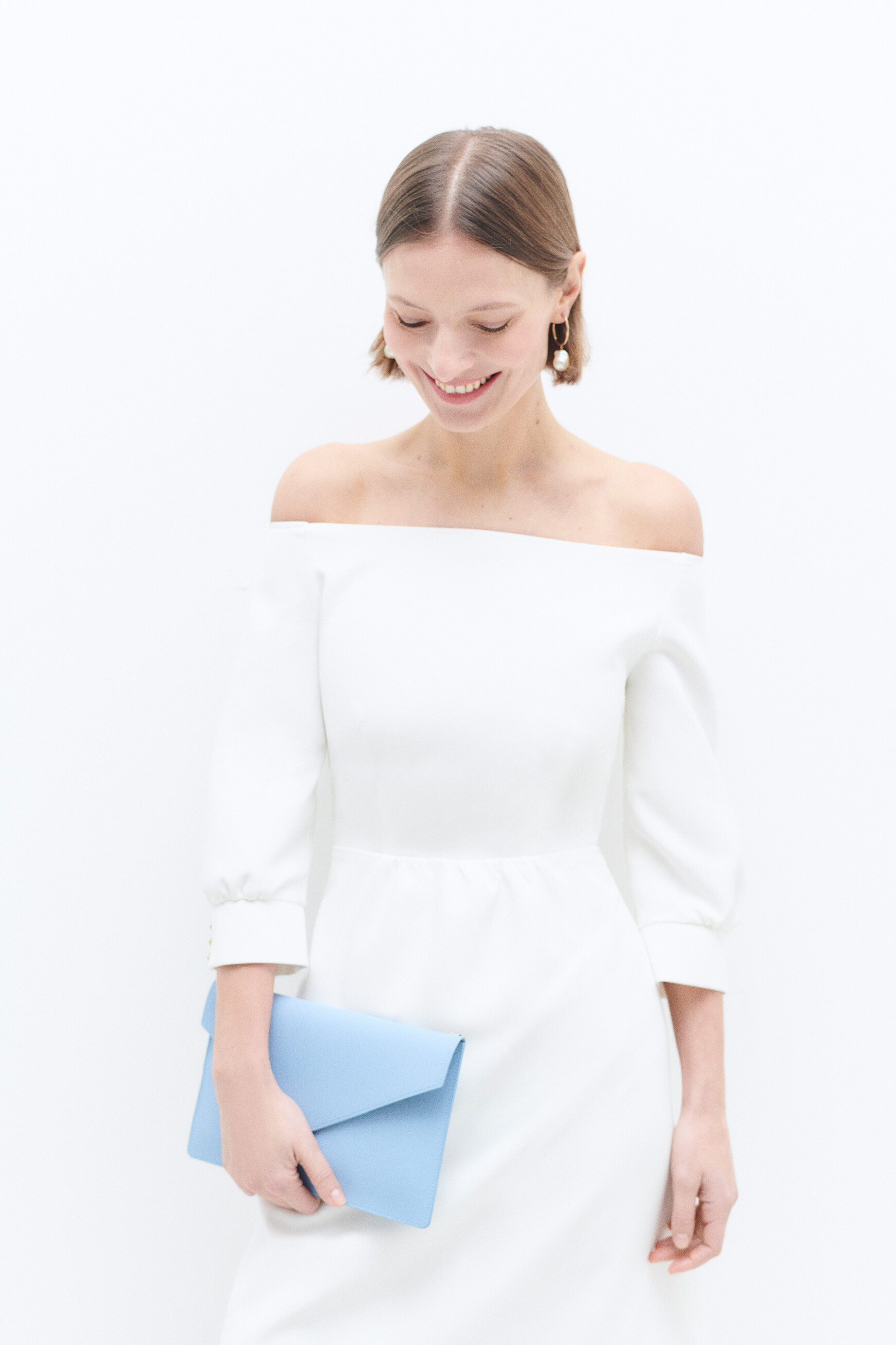 Robe mars blanc femme