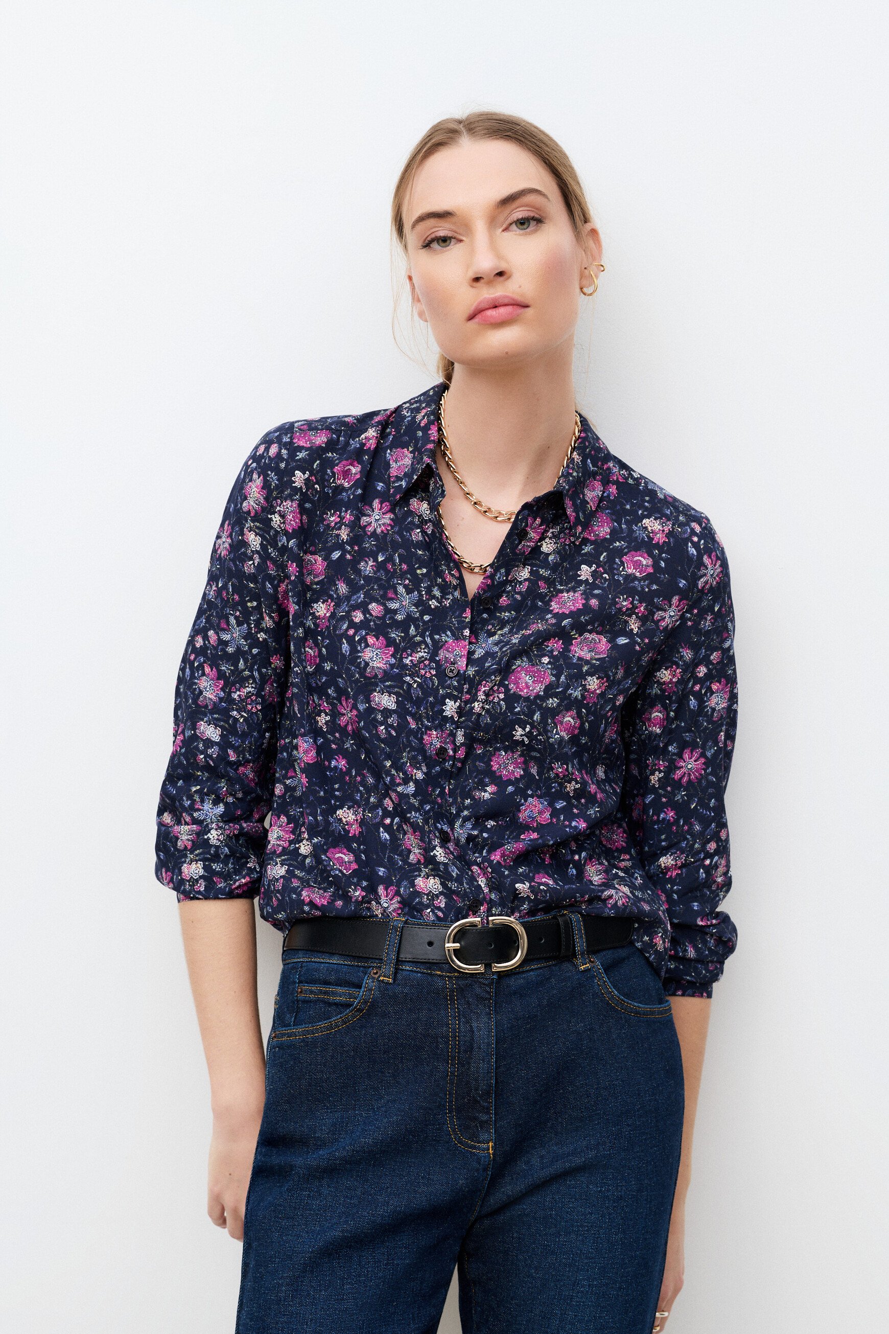 Chemise Cjessica bleu marine femme