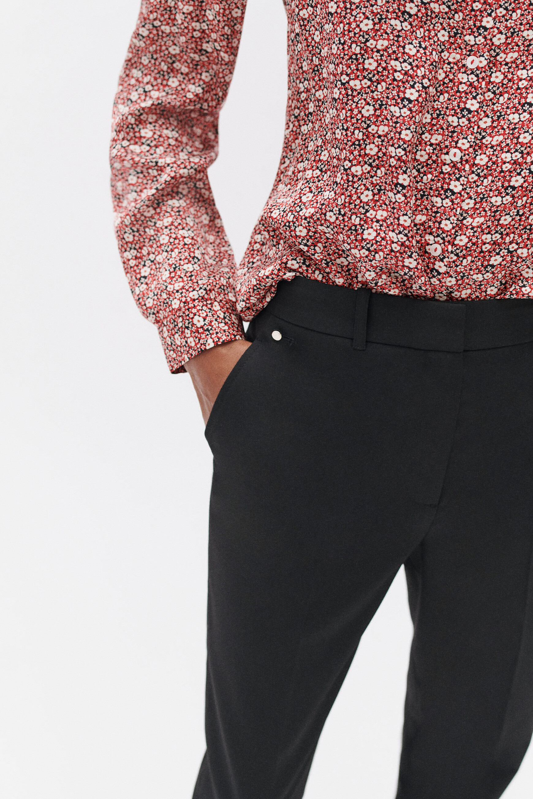 pantalon pcesar noir femme Pantalon pcesar noir femme