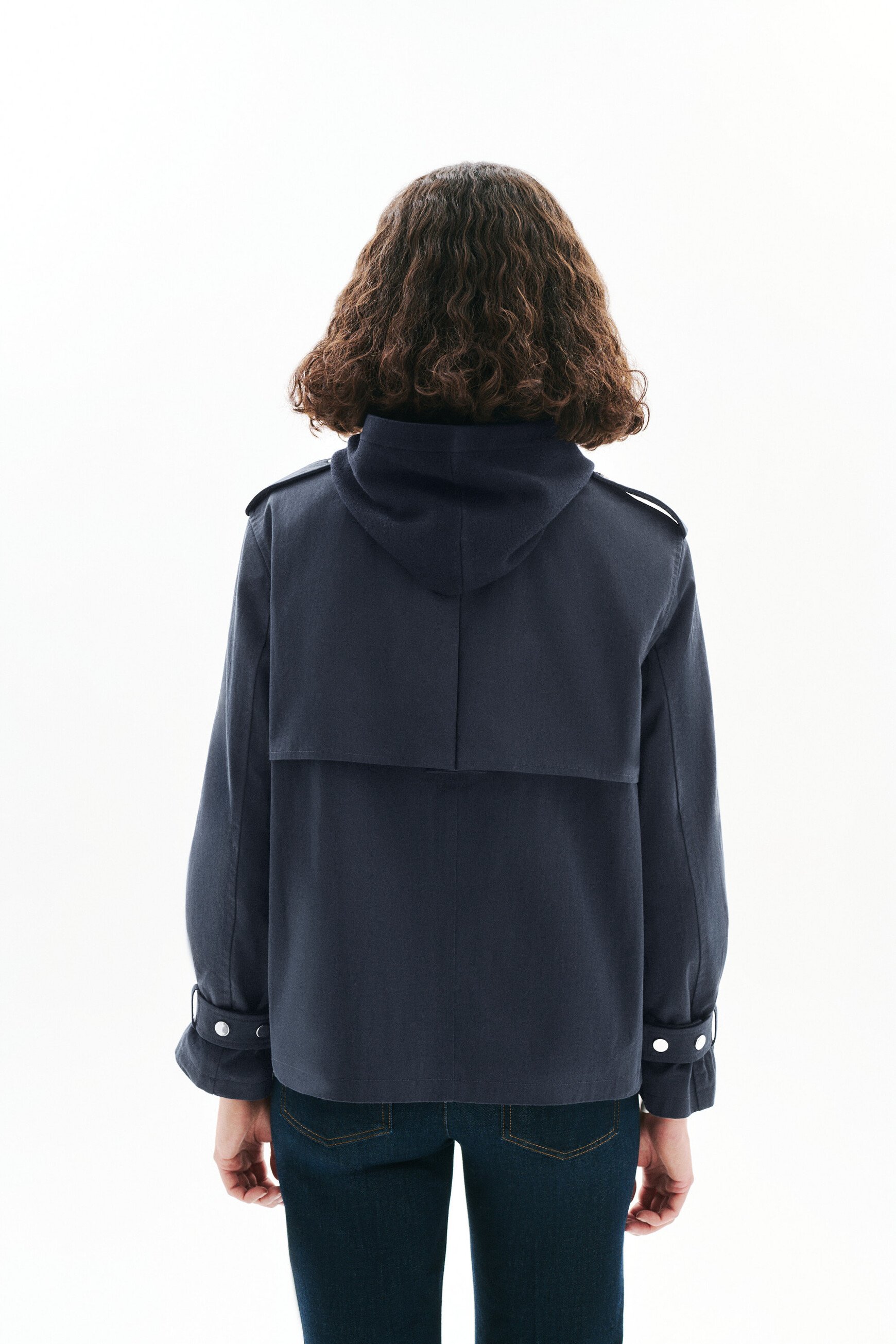 Trench Goeland navy blue woman