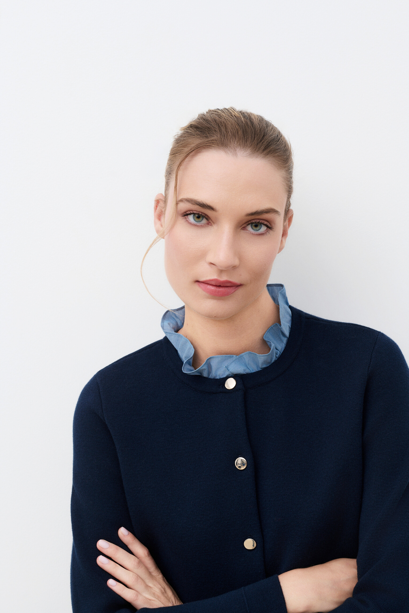 Mdelwyn sweater navy blue woman