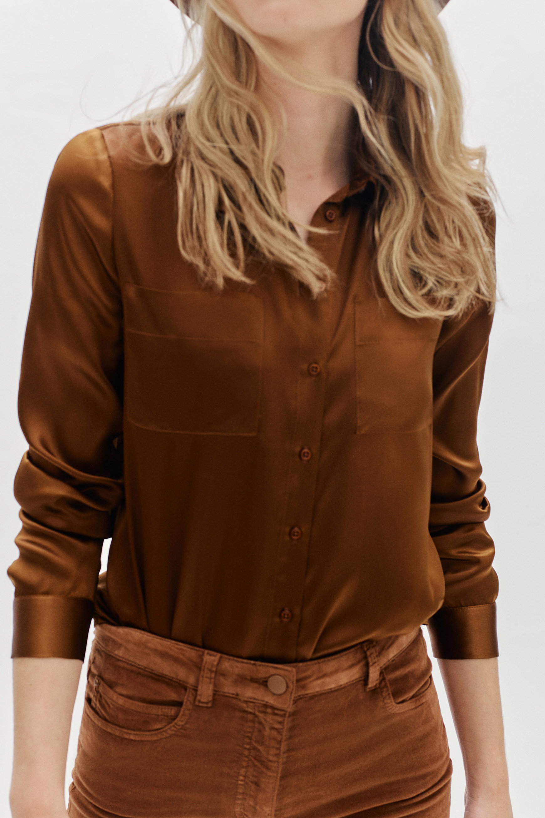 chemisier jeanne 100 soie taupe femme chemisier jeanne 100% soie taupe femme