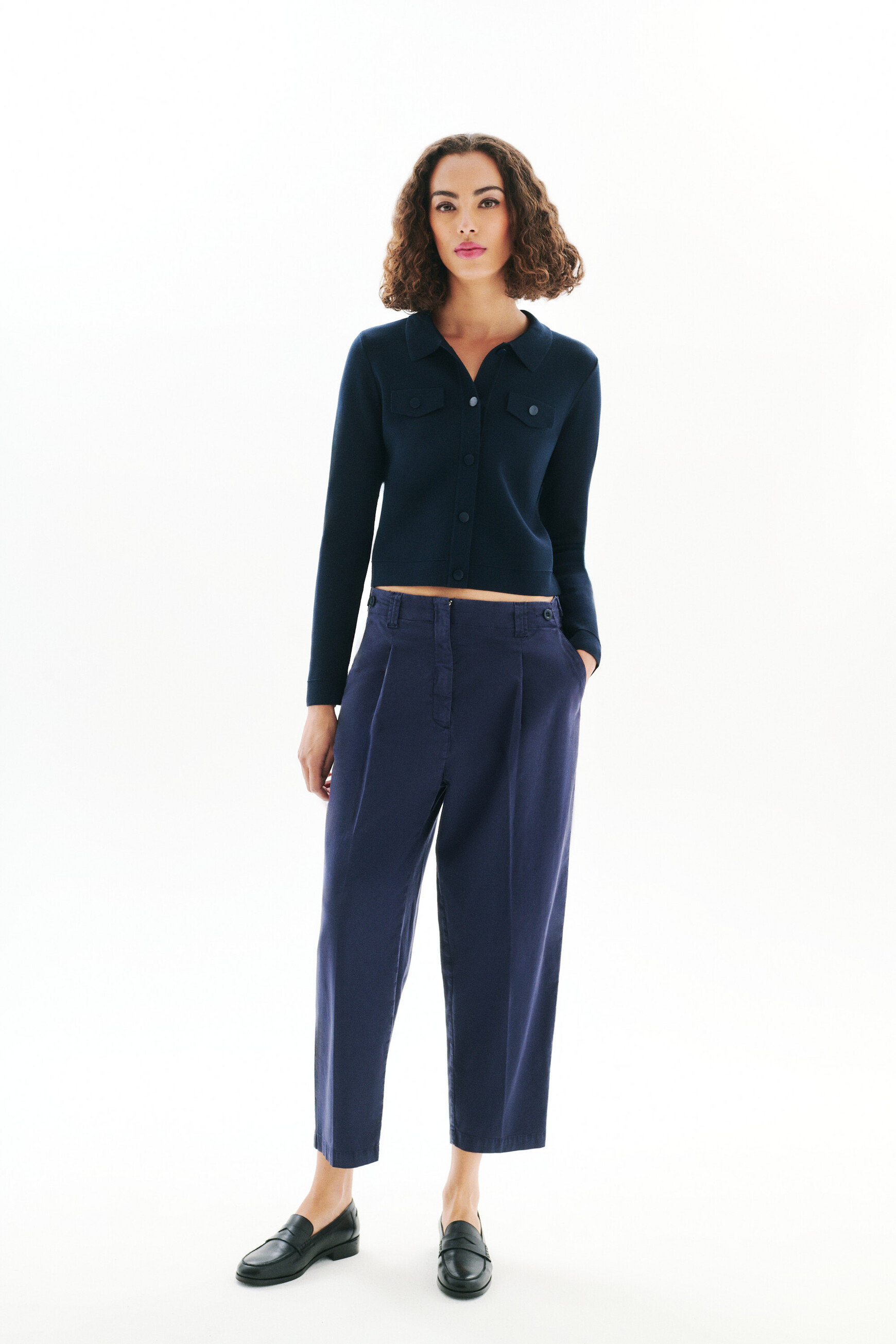 Maglione Mflo blu navy donna
