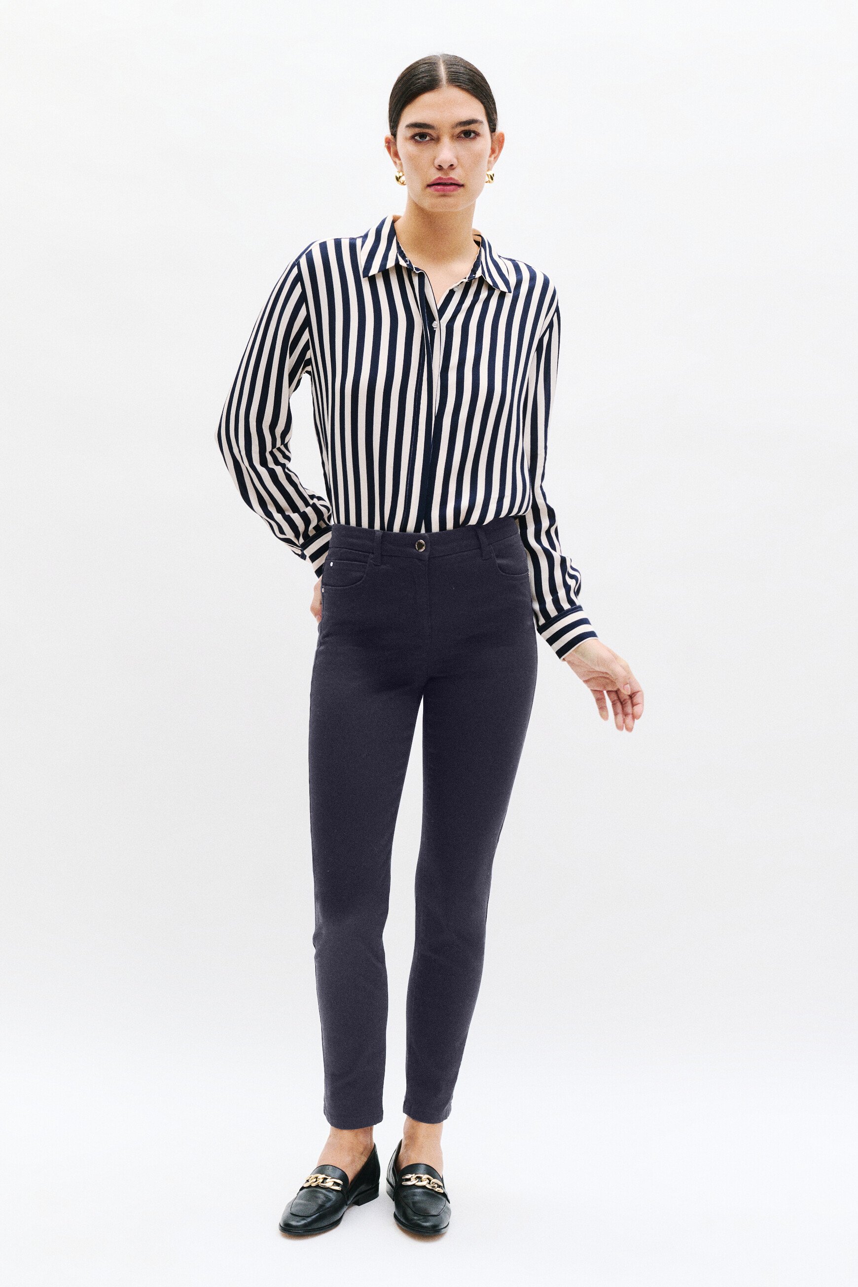 Pantalón tony azul marino mujer