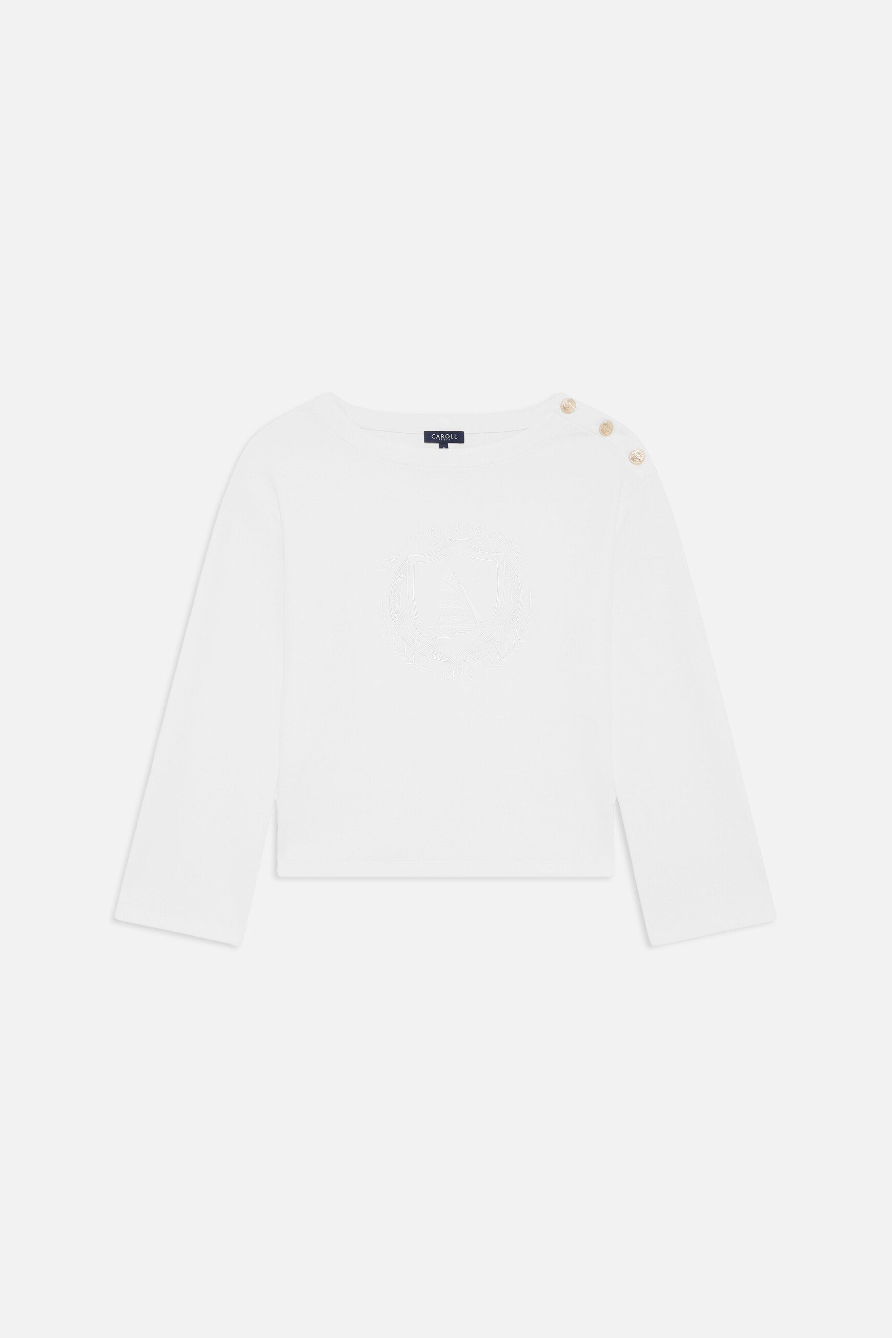 Sweatshirt Tmatys ecru femme