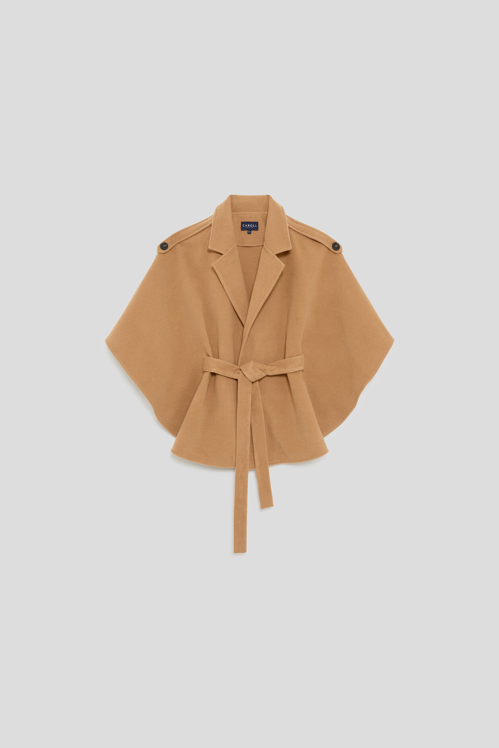Poncho Hatreny cammello donna