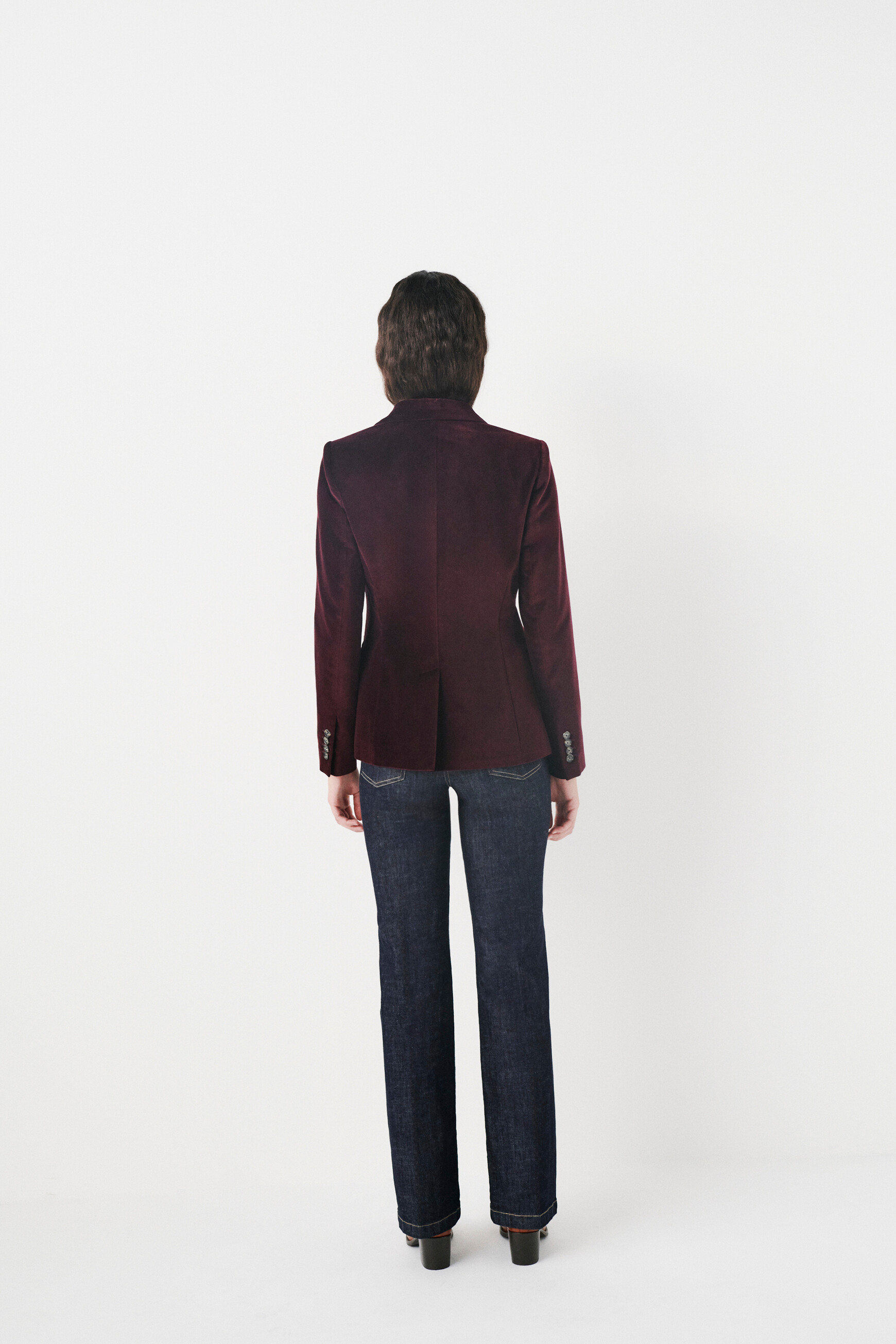 blazer aurora prune femme blazer aurora prune femme