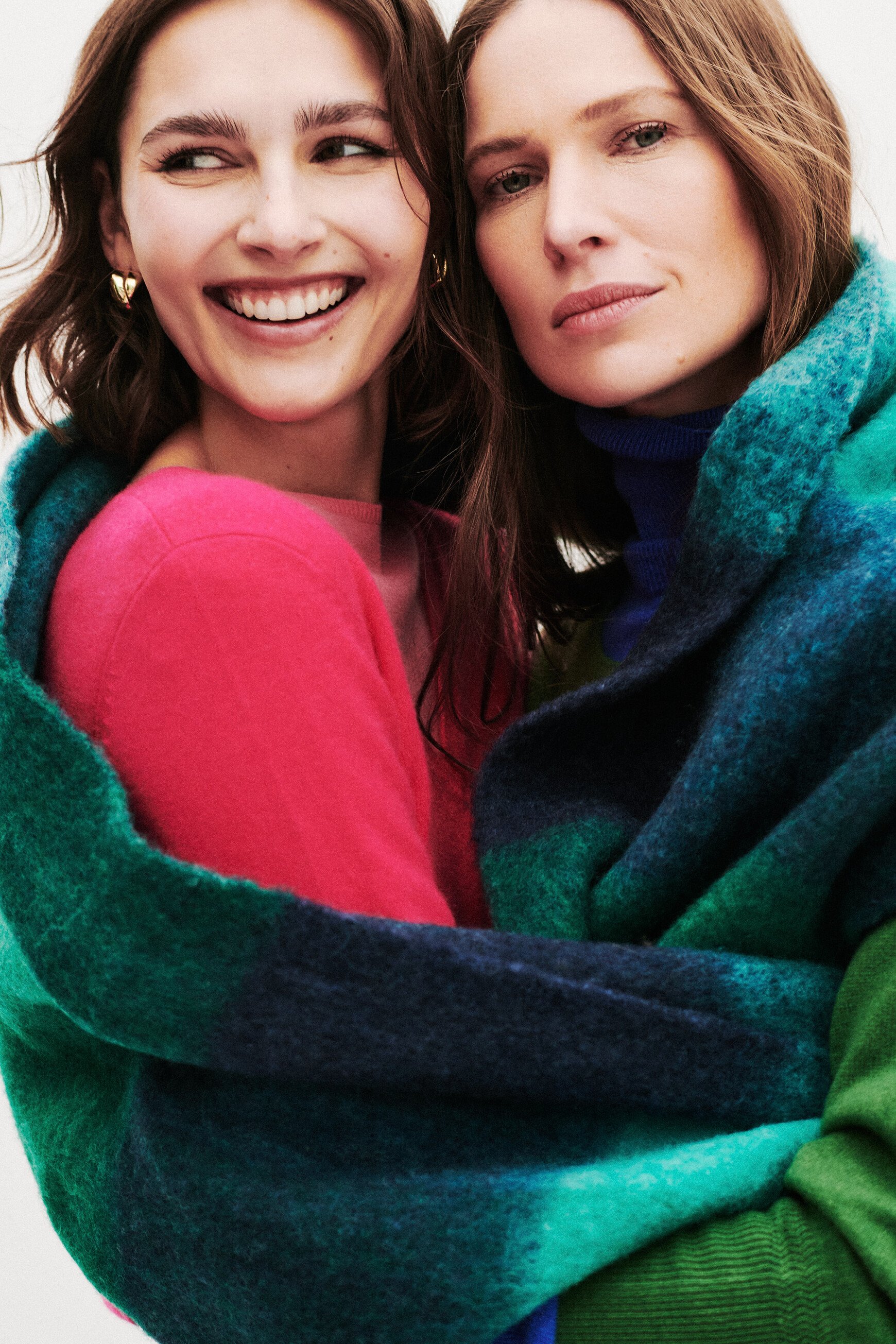 Cachecol louison vert foncé mulher