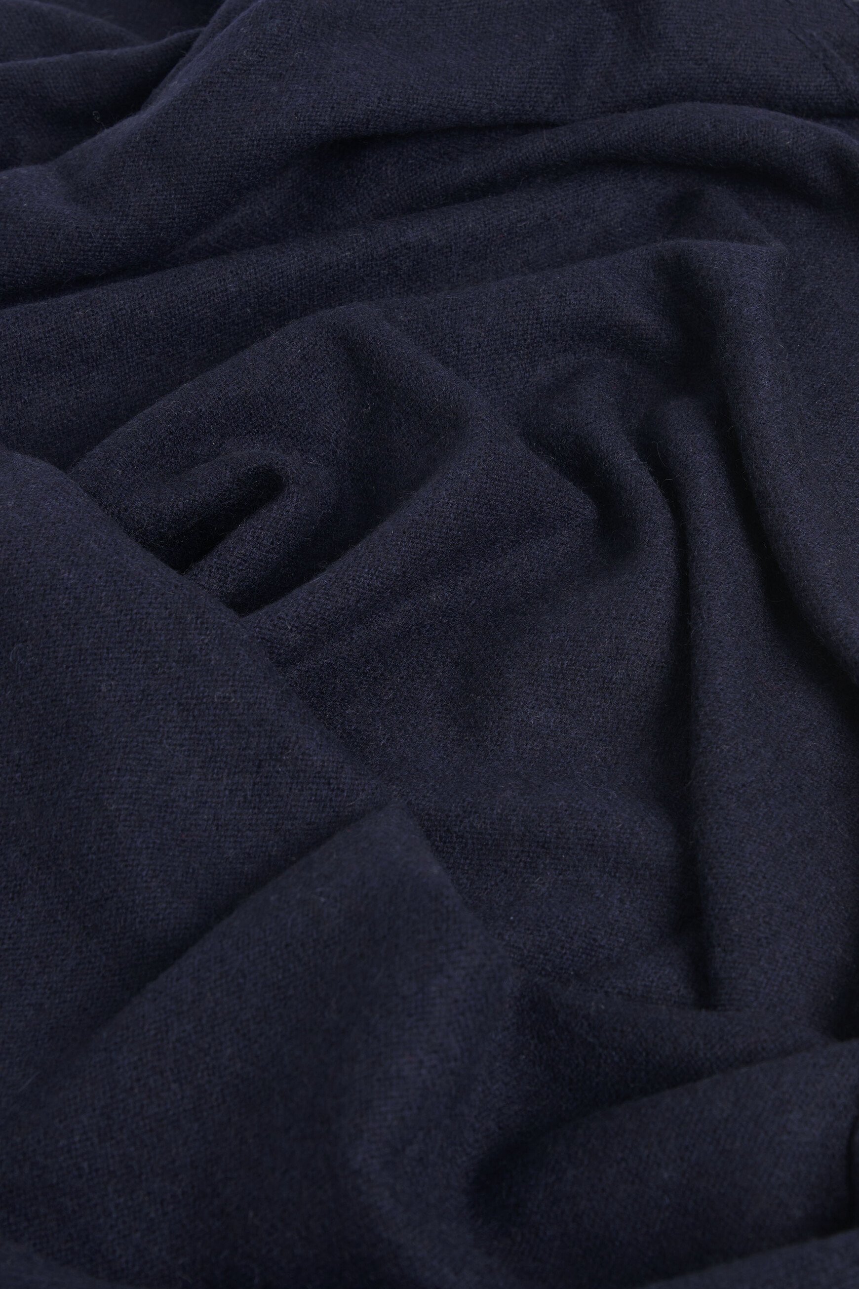 Mabel 100% cashmere scarf navy blue woman