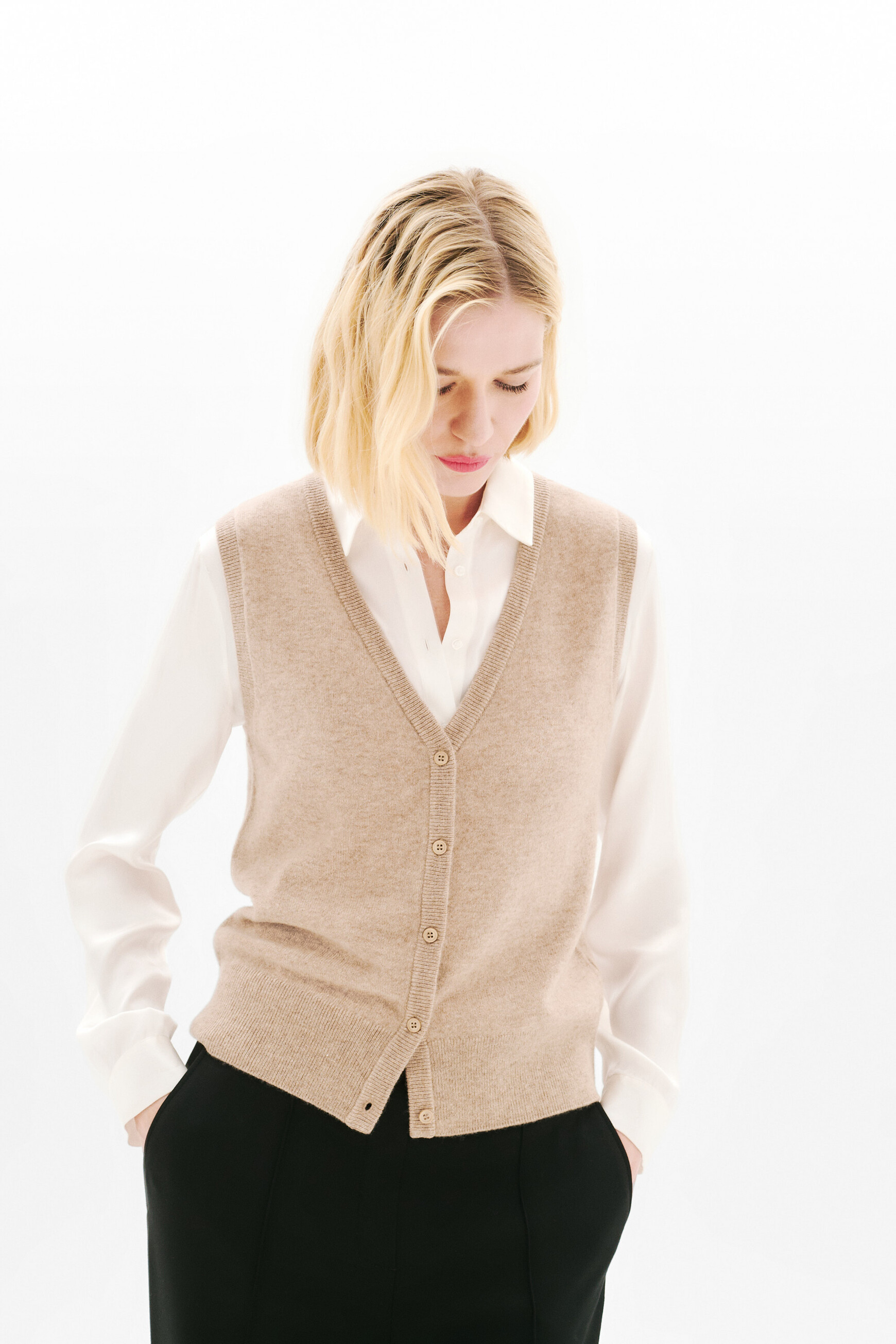 cardigan milou marron claro mujer cárdigan milou marrón claro mujer
