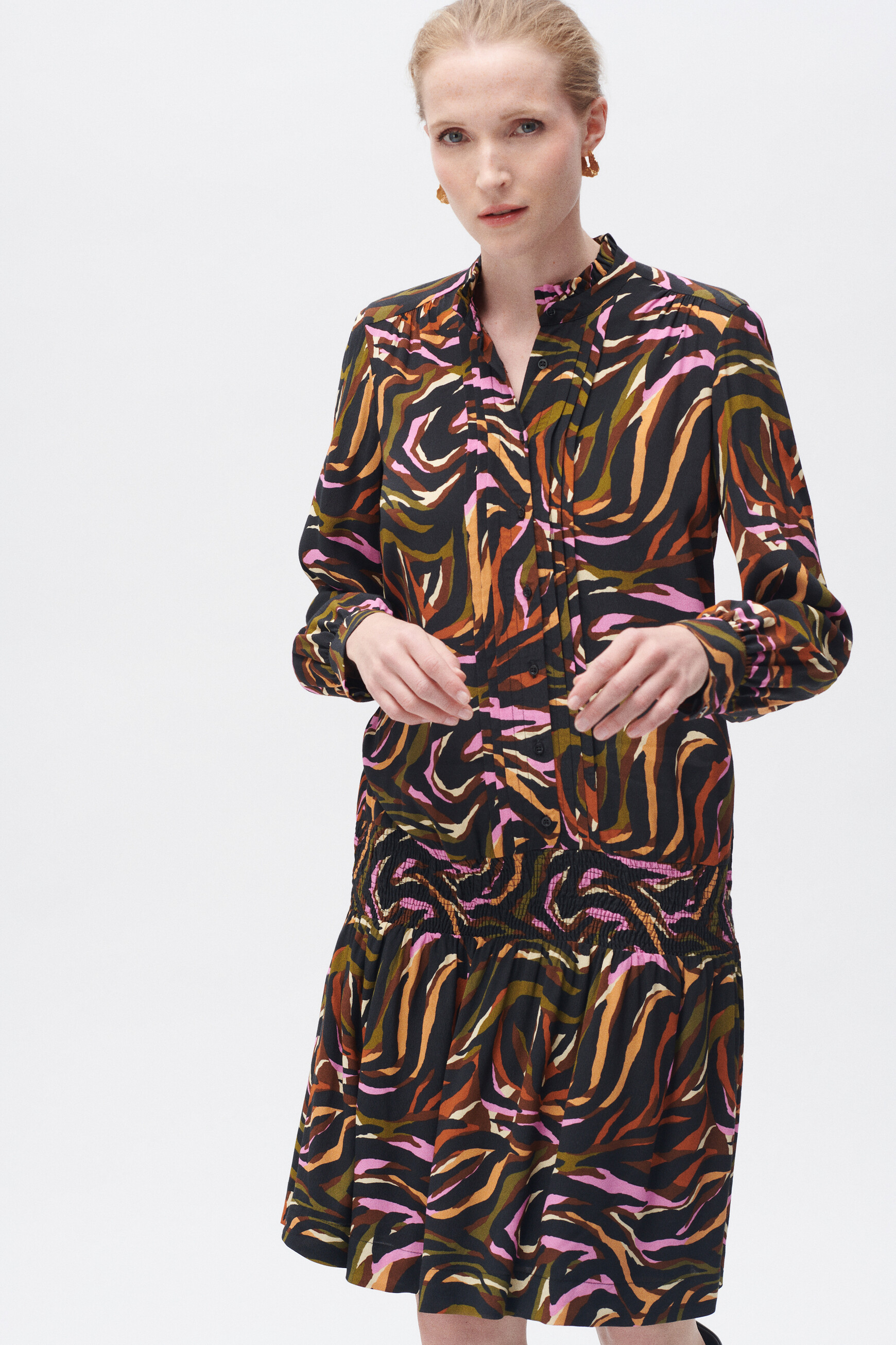 robe sybil1 marron cognac femme Robe sybil1 marron cognac femme