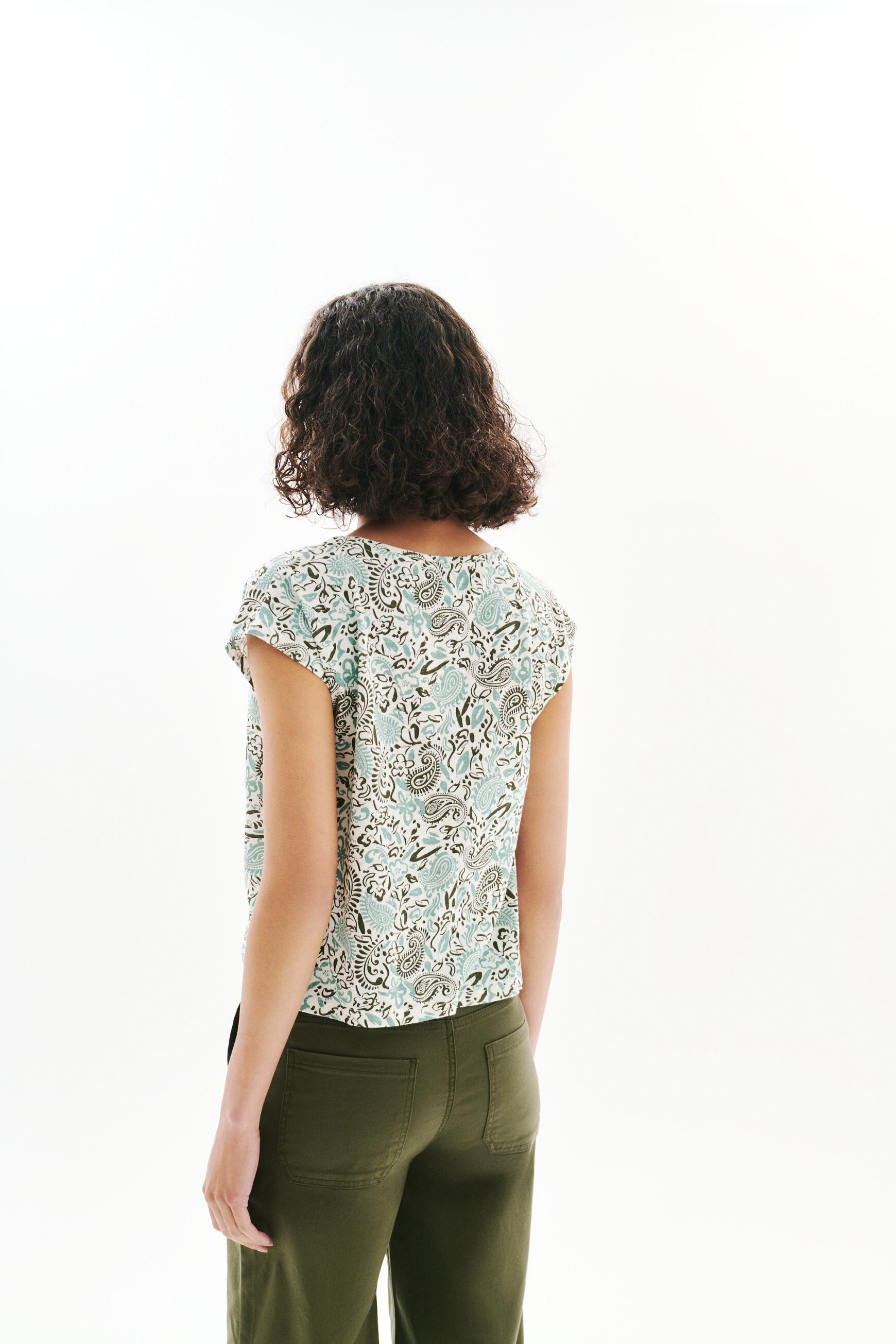 maglietta timi1 verde cachi donna Maglietta Timi1 verde cachi donna