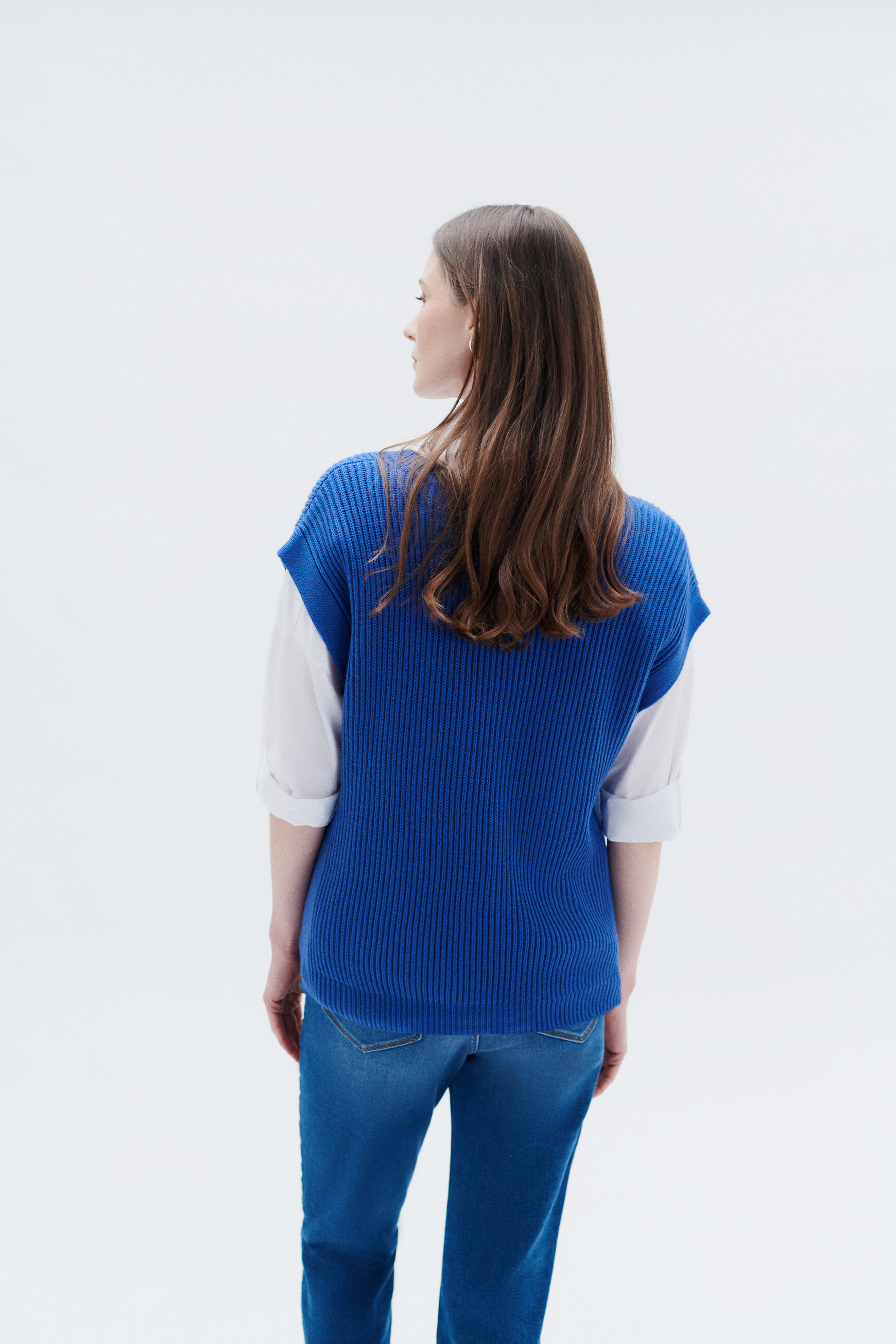Mcurt sweater electric blue woman