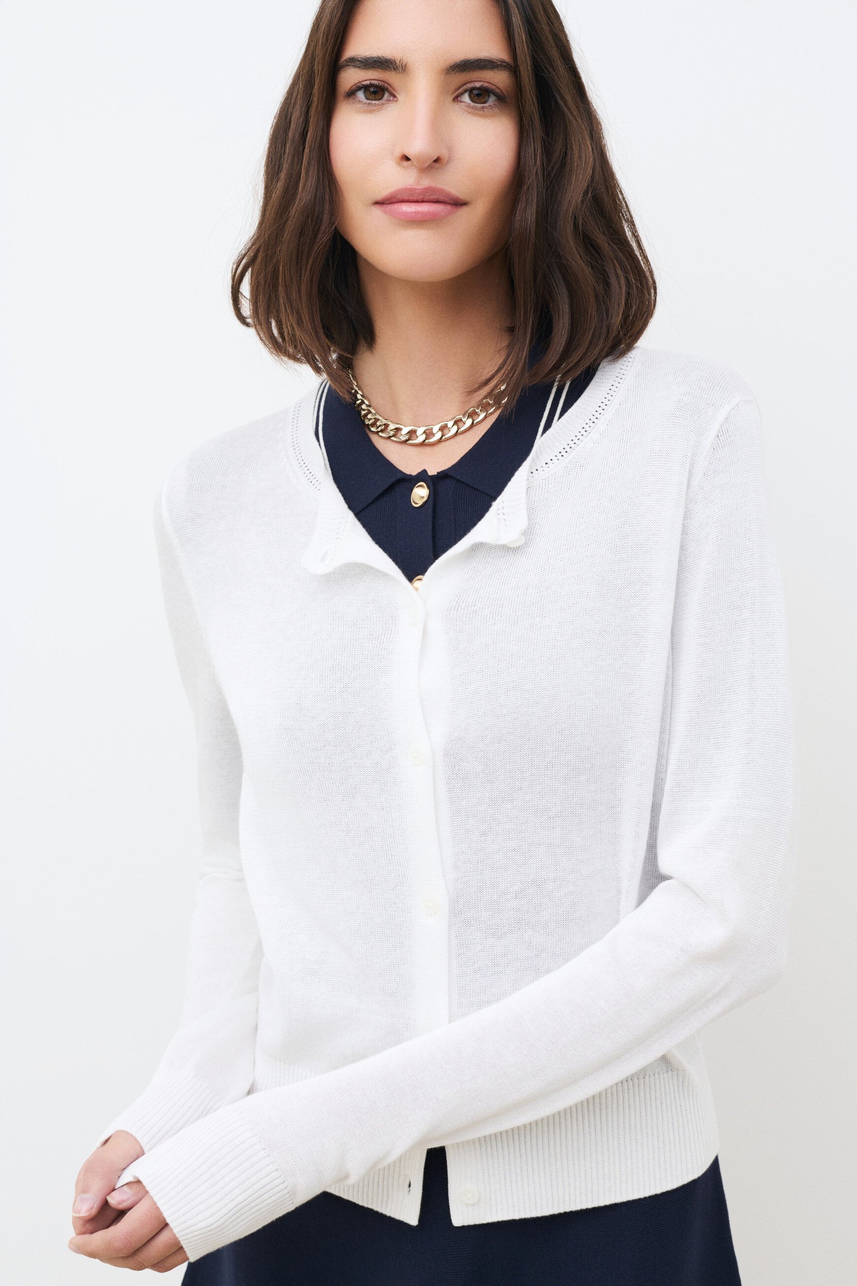 Mcallie sweater ecru woman