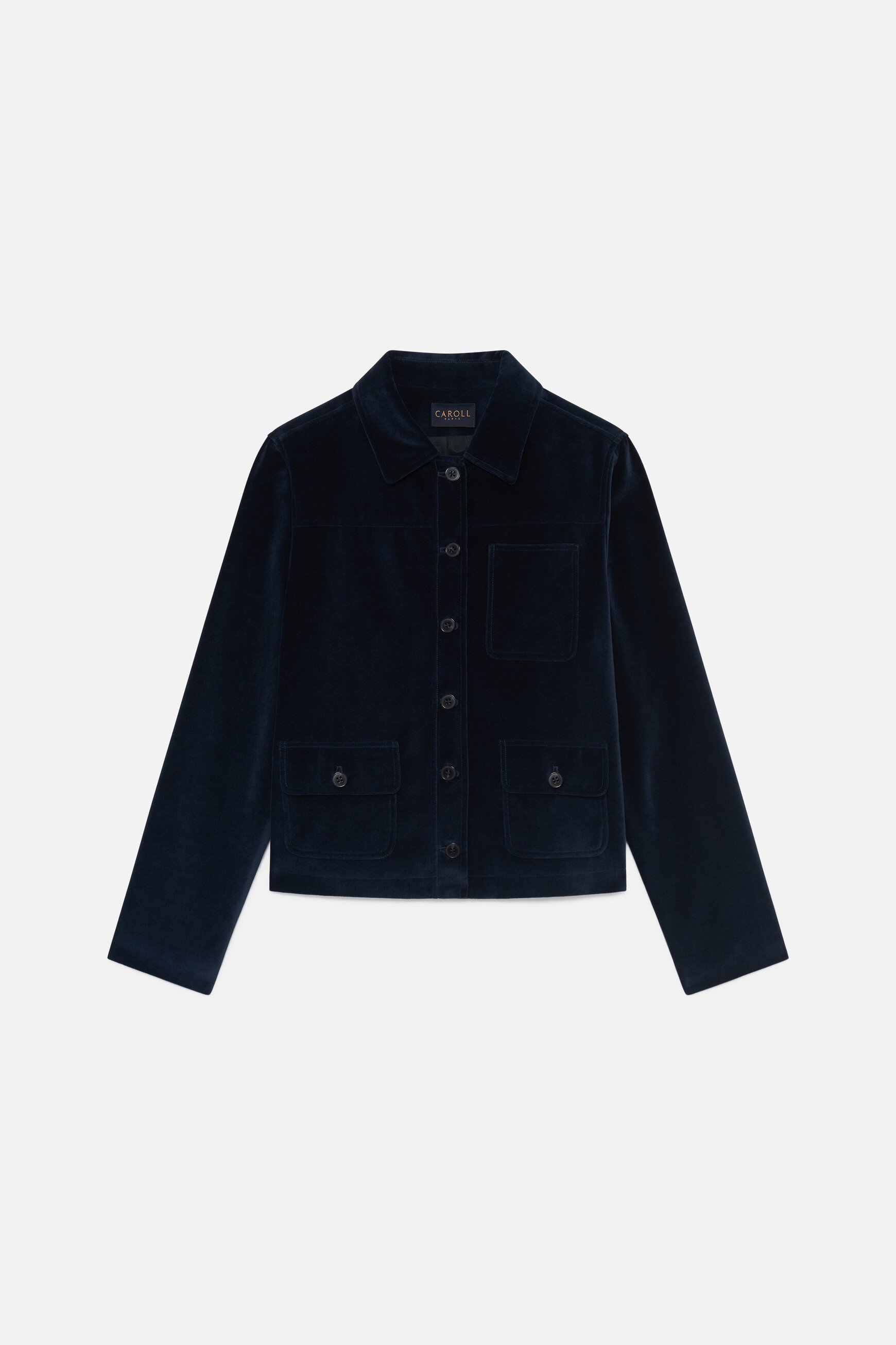 Veste Vminatavelours bleu marine femme