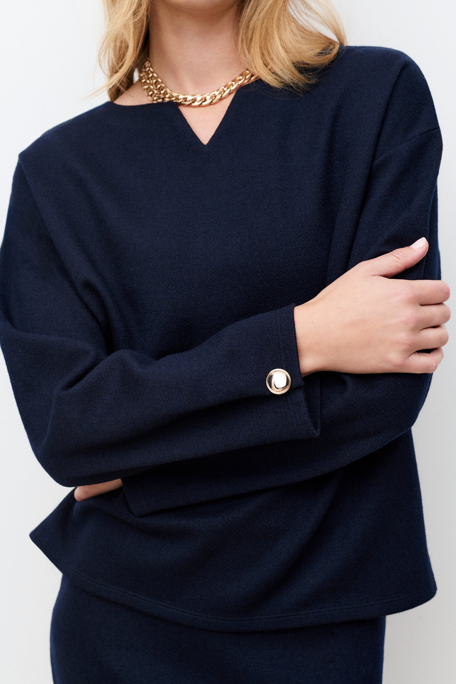 T-shirt Tninie bleu marine femme