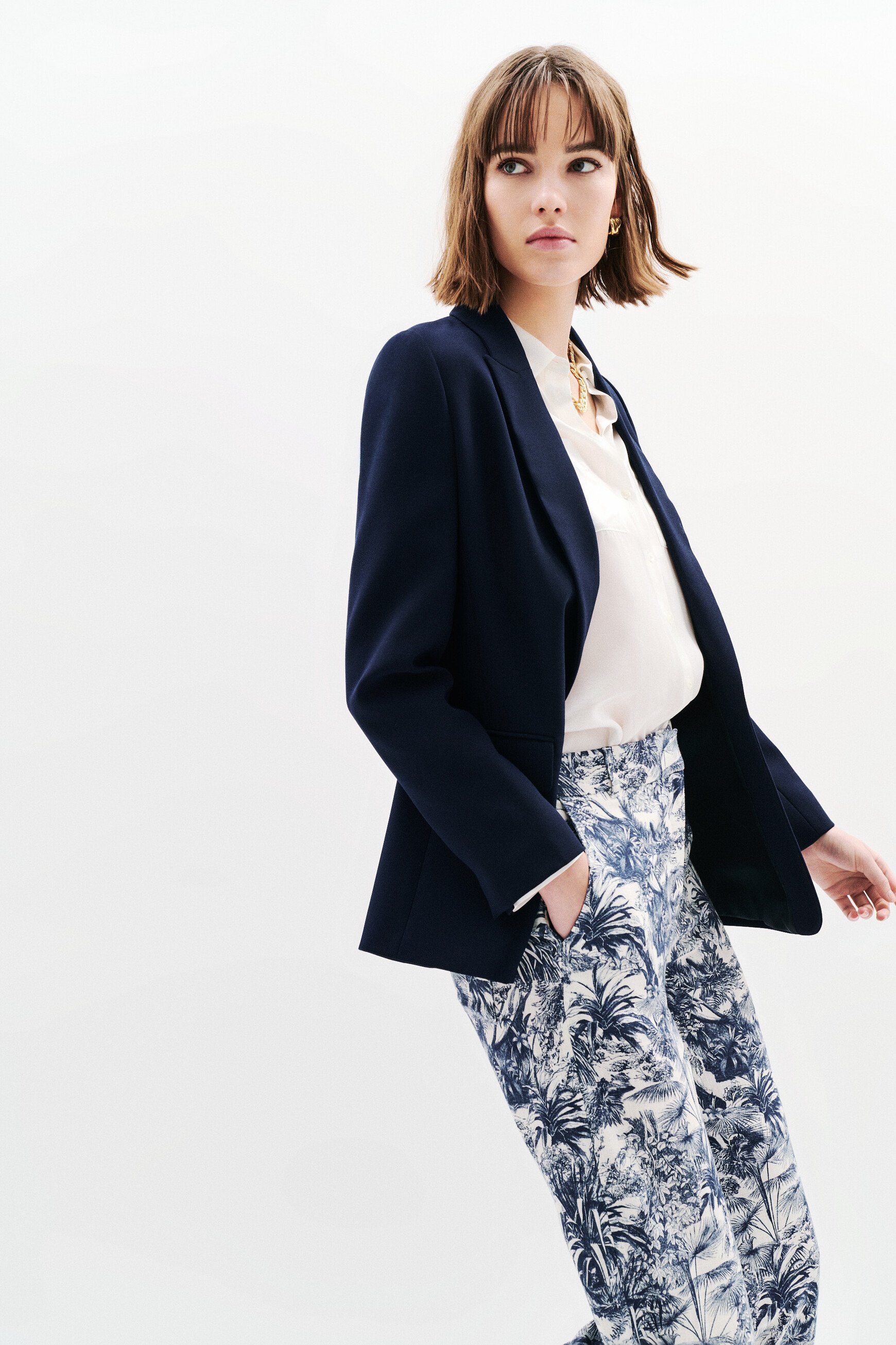 veste vermeille bleu marine femme Veste Vermeille bleu marine femme