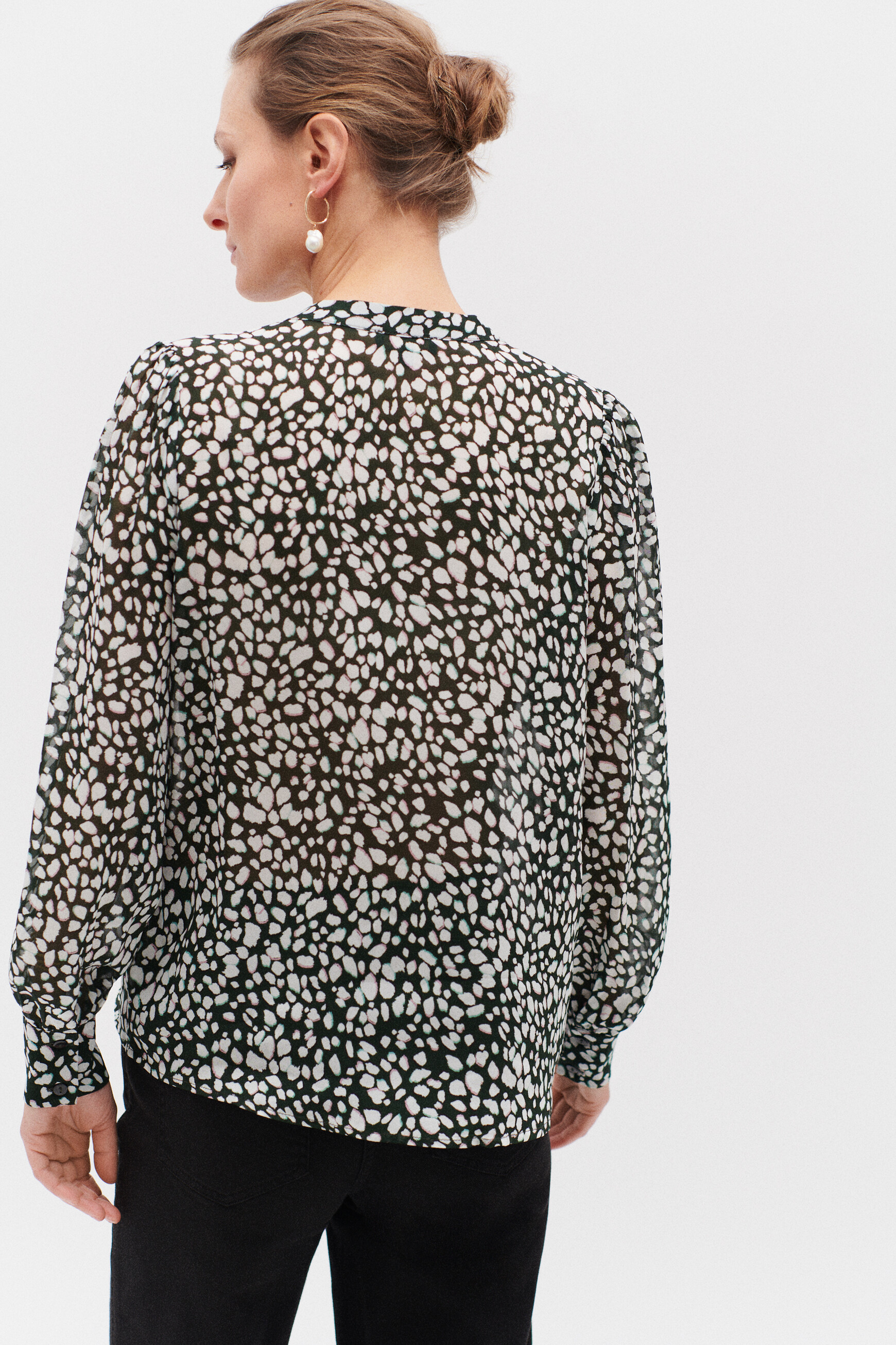 Bluse Lya khakigrün damen