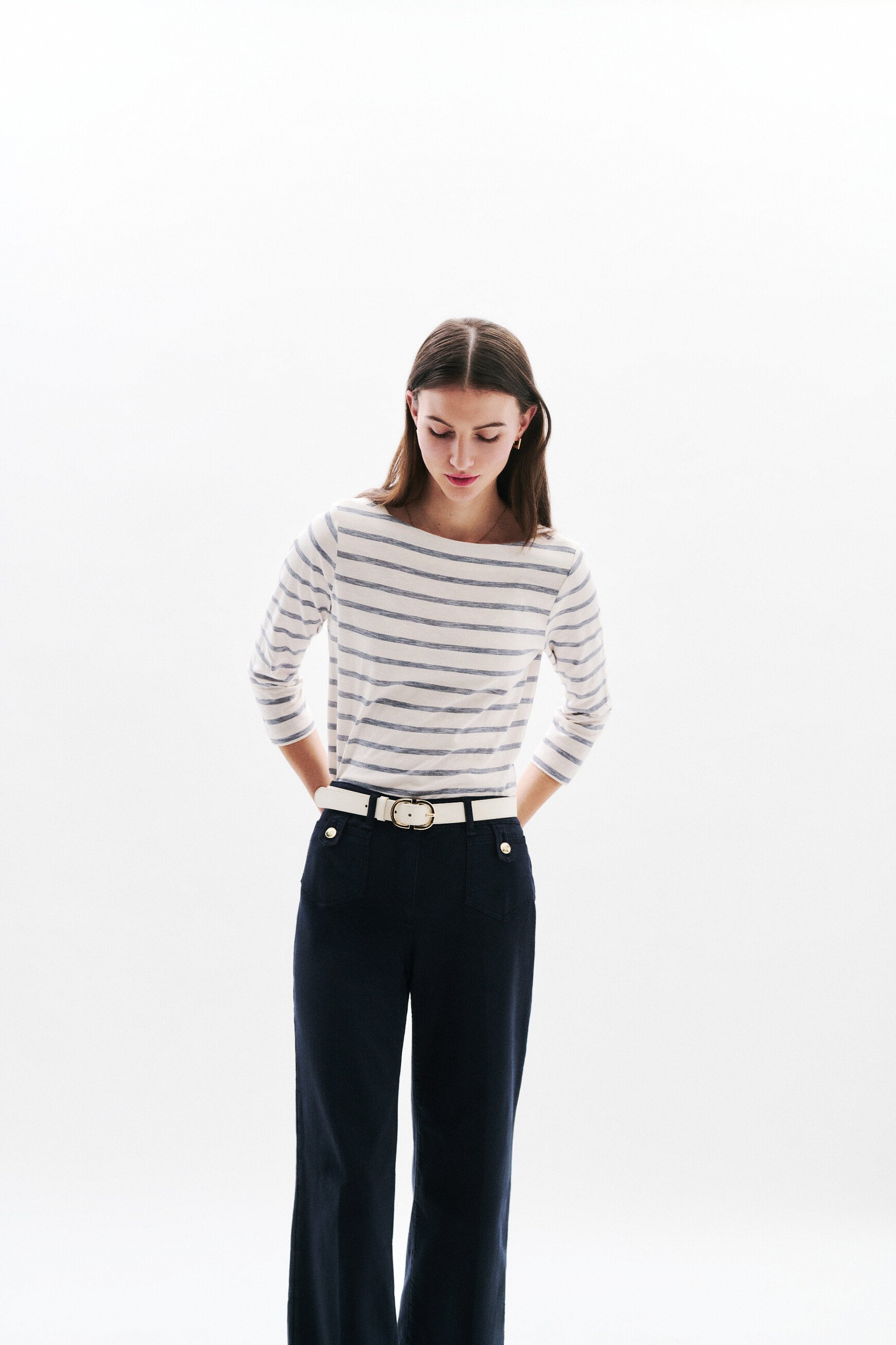 T-shirt tcleo bleu electrique femme