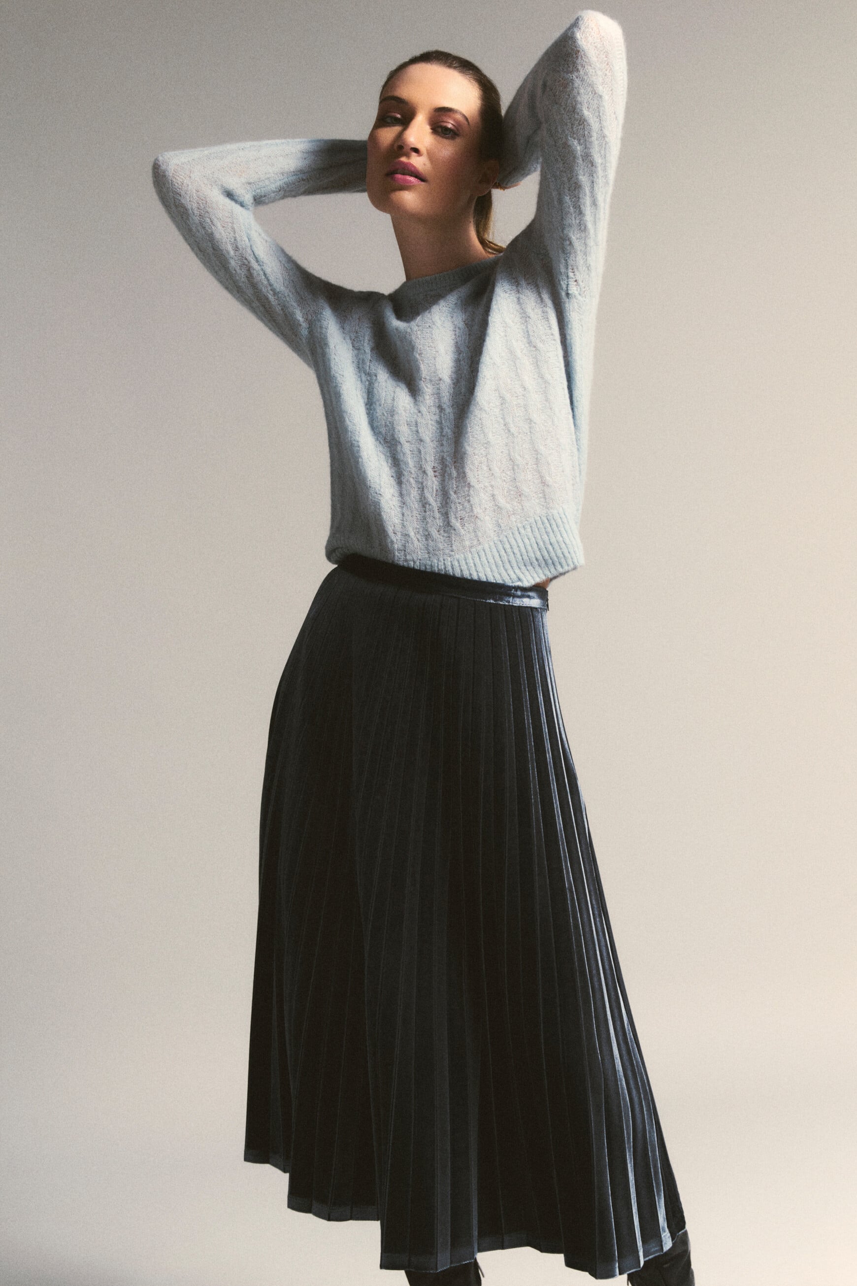 Julia skirt blue-grey woman