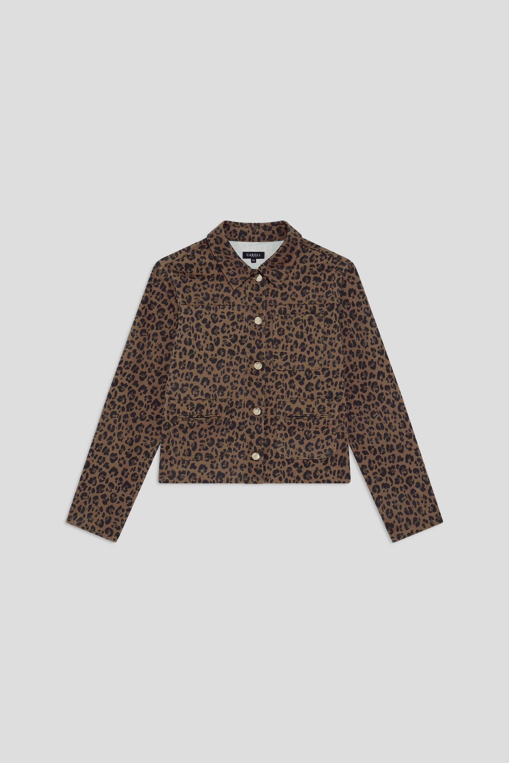 Vminatellaprint jacket light brown woman