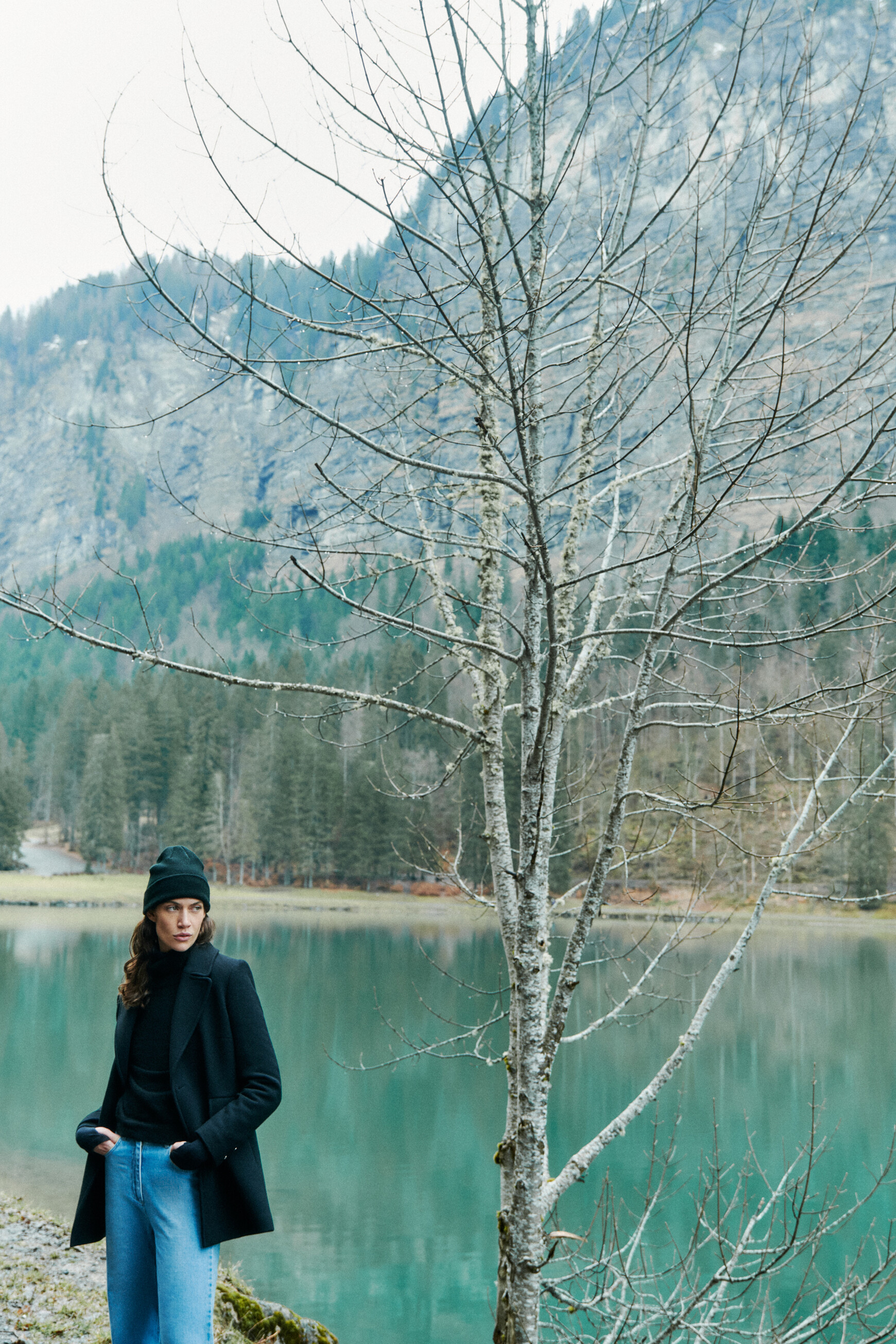 Manteau gipsy noir femme