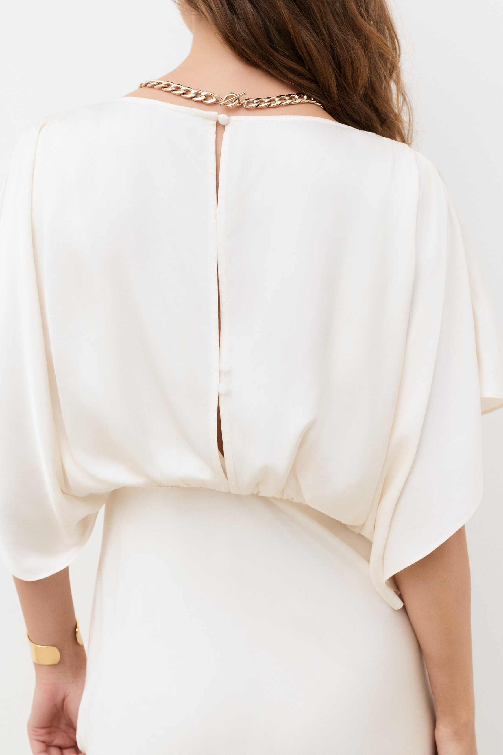 Rcarla dress ecru woman