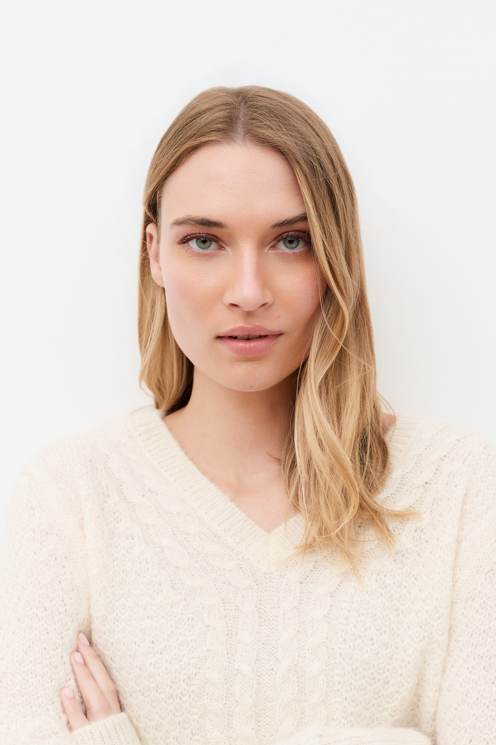 Mvictorine sweater ecru woman