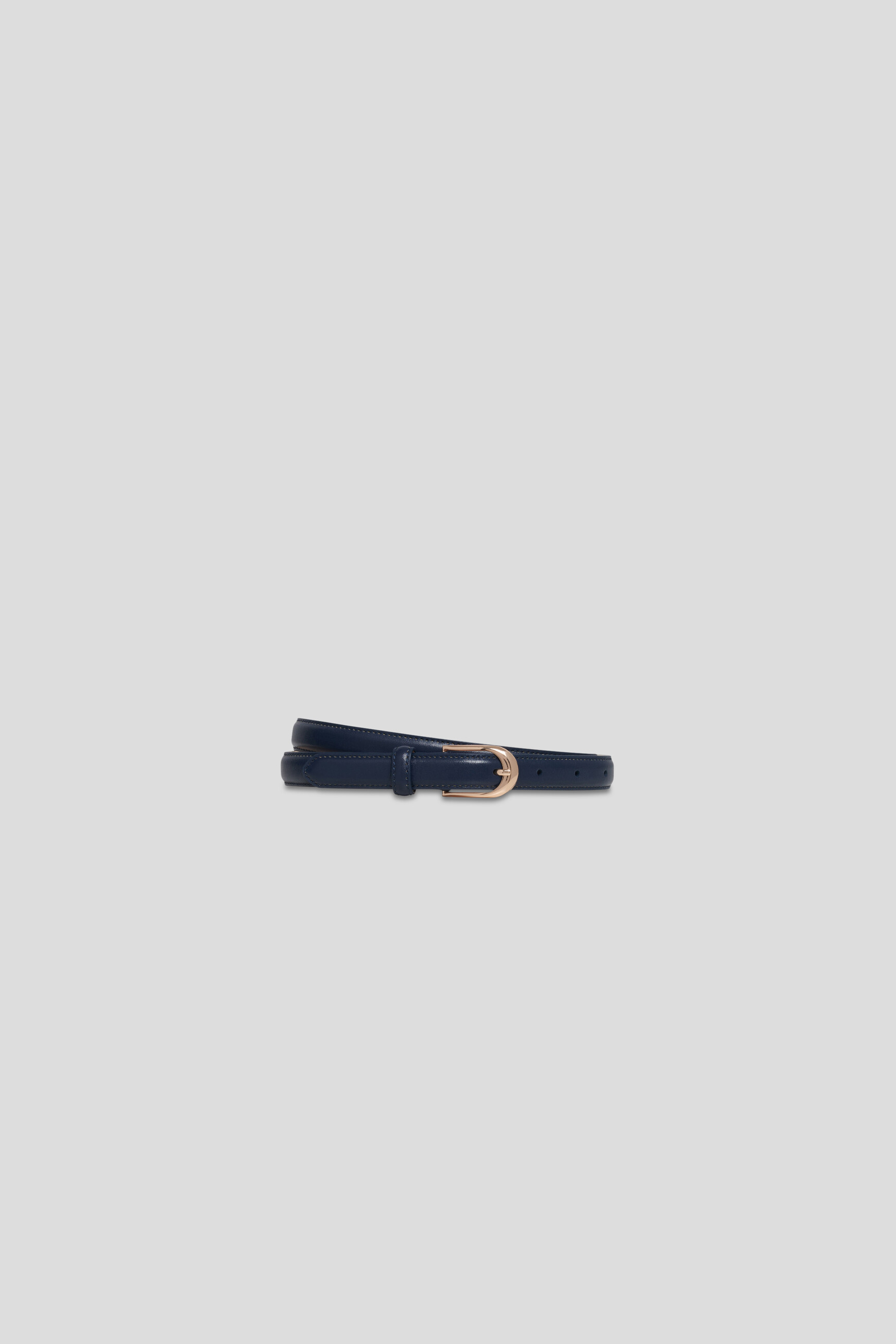 Basic belt navy blue woman
