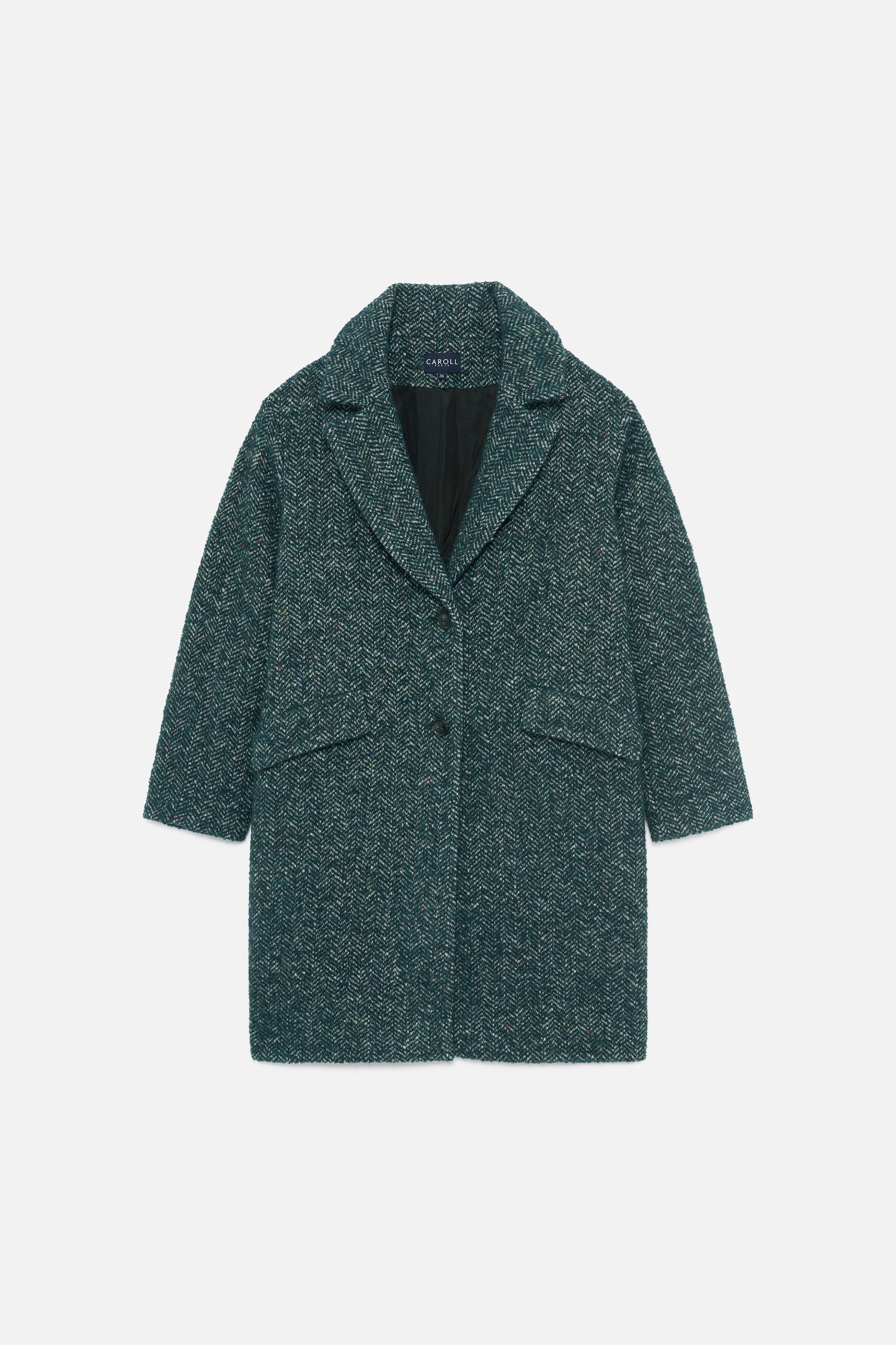 Grissini coat teal woman