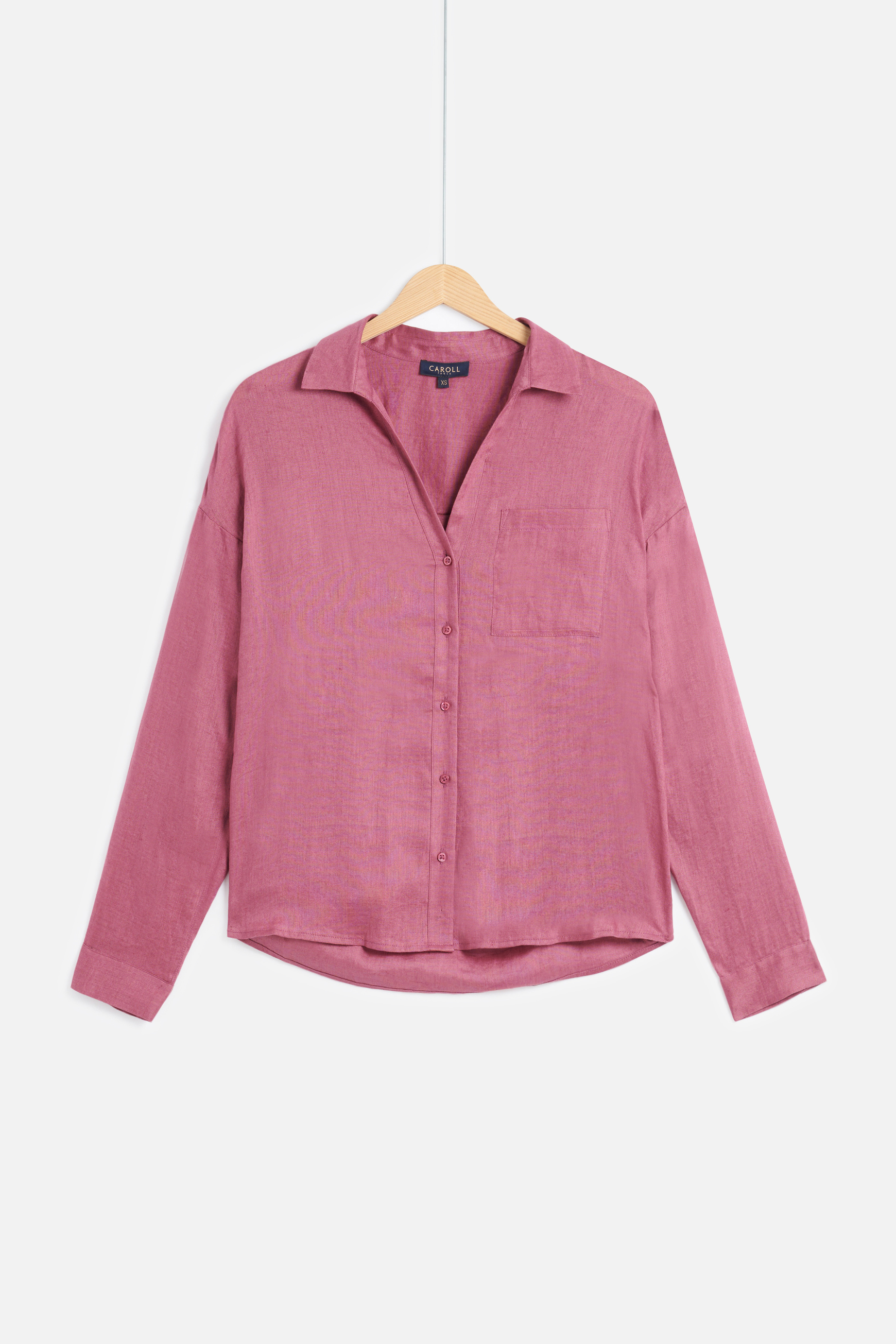 chemisier florentine 100 lin rose femme chemisier florentine 100% lin rose femme
