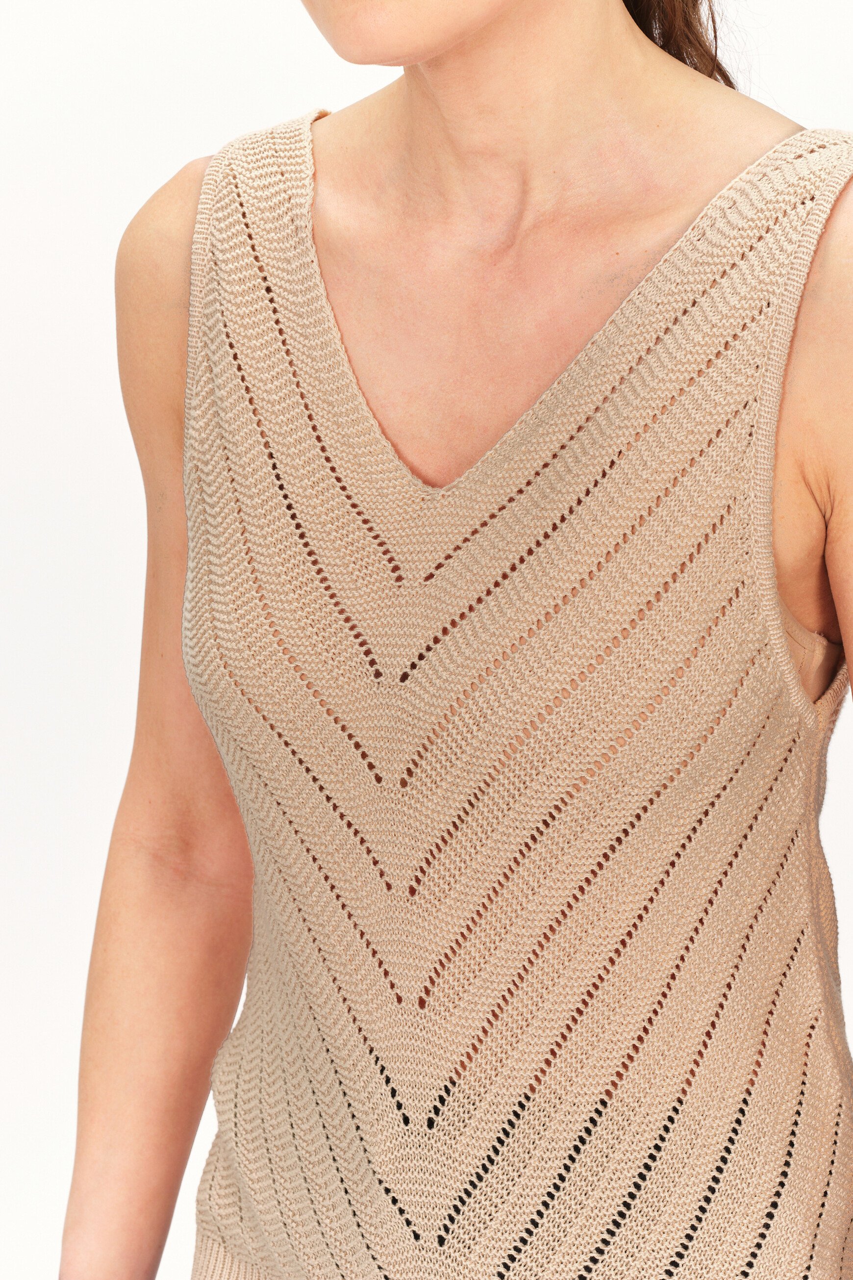 manel jumper beige woman