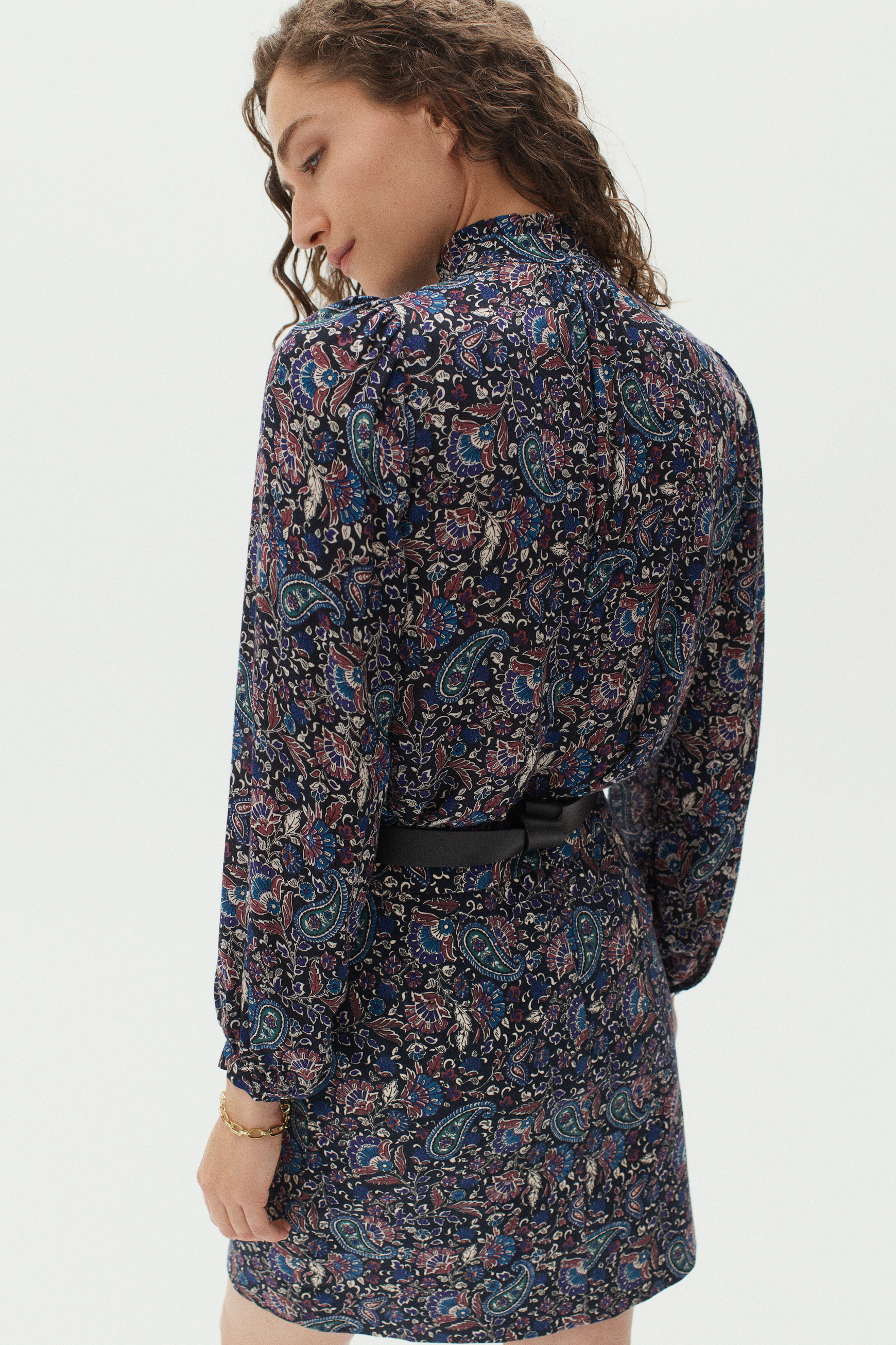 chemisier pascaline bleu marine femme chemisier pascaline bleu marine femme