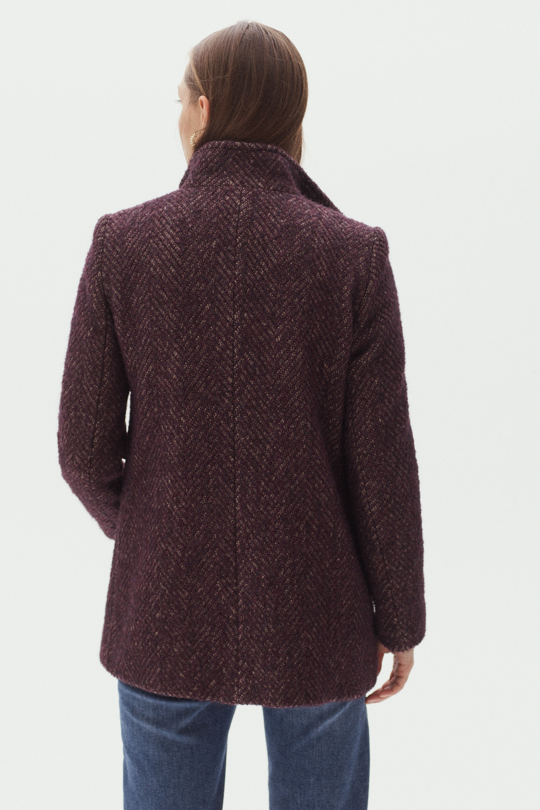 manteau ali prune femme manteau ali prune femme