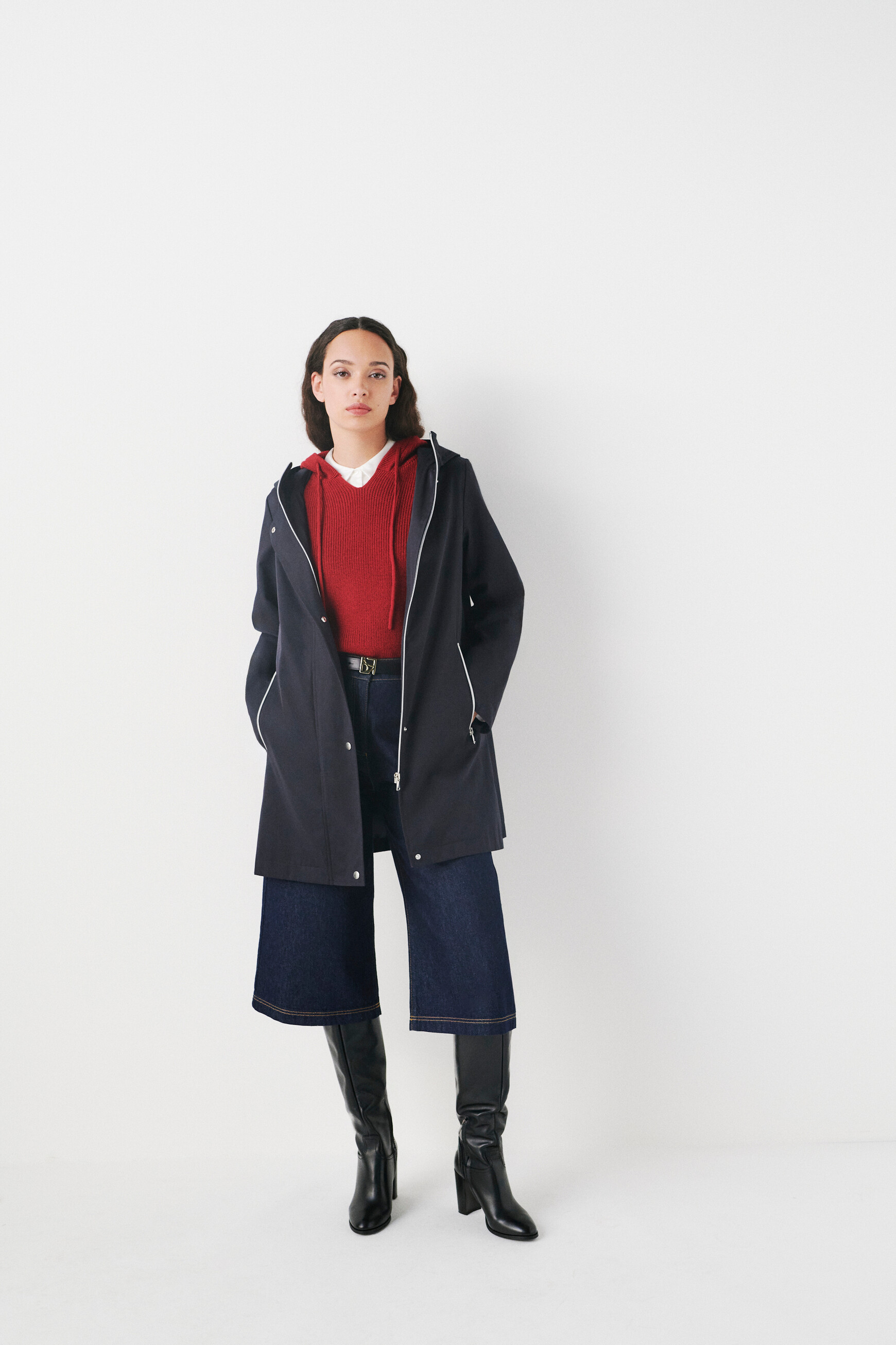 manteau gvenard bleu marine femme Manteau gvenard bleu marine femme