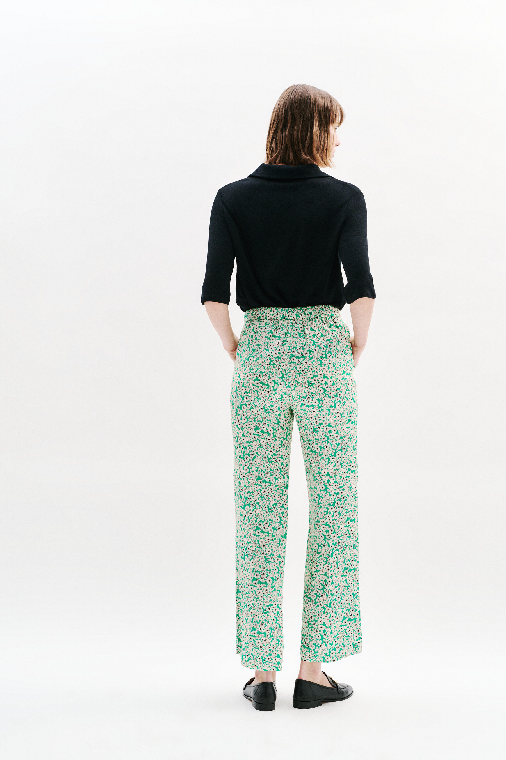 pantalon patoche vert emeraude femme Pantalon Patoche vert émeraude femme