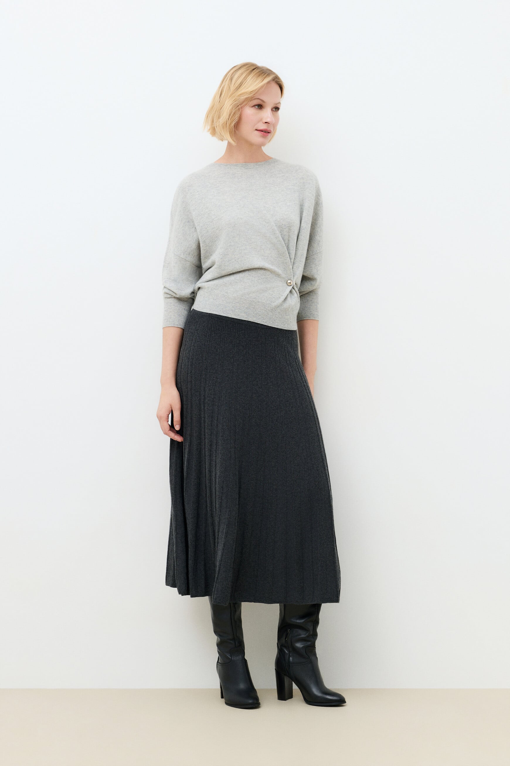 Rock Jdakota grau damen
