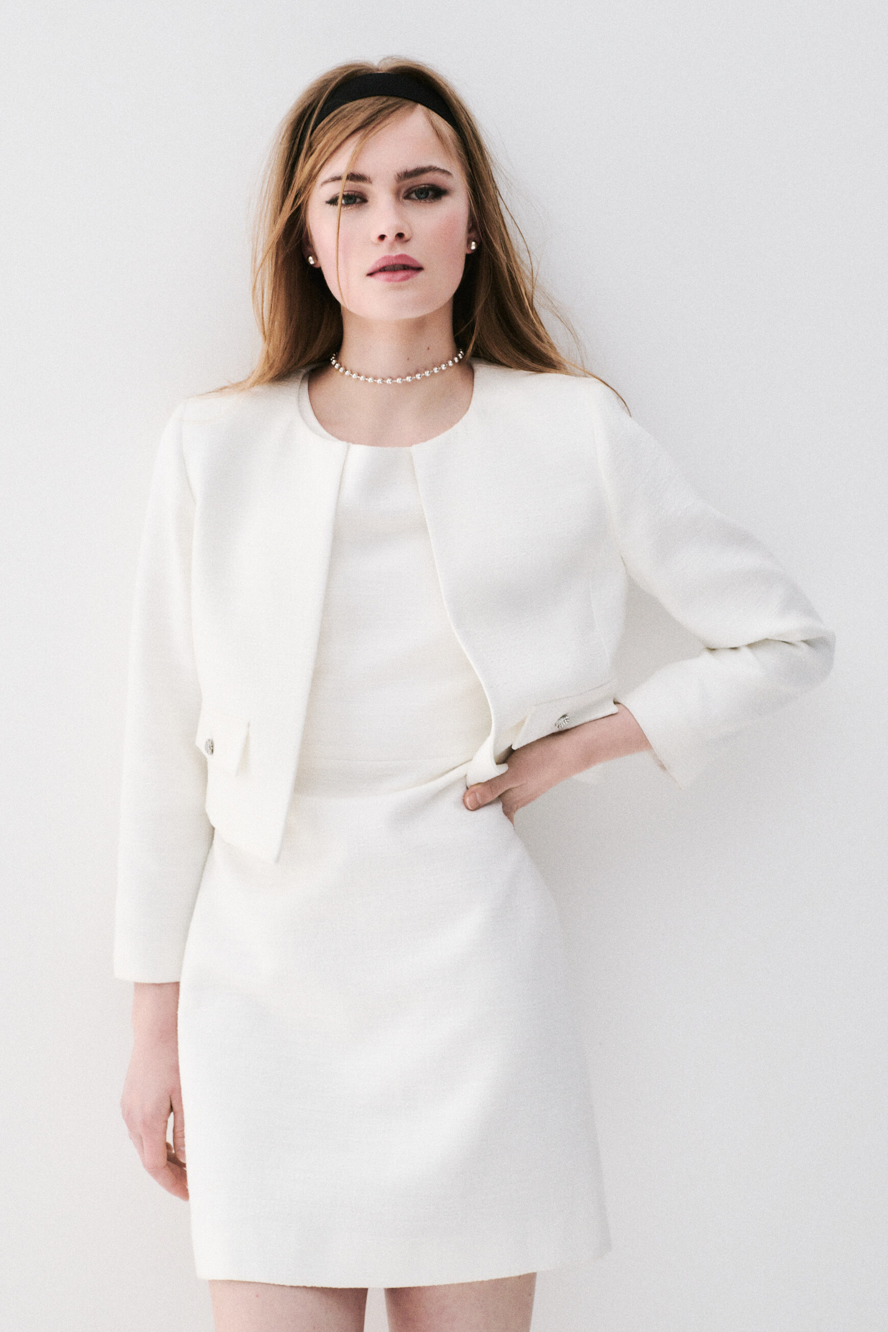 Veste Virtuel ecru femme