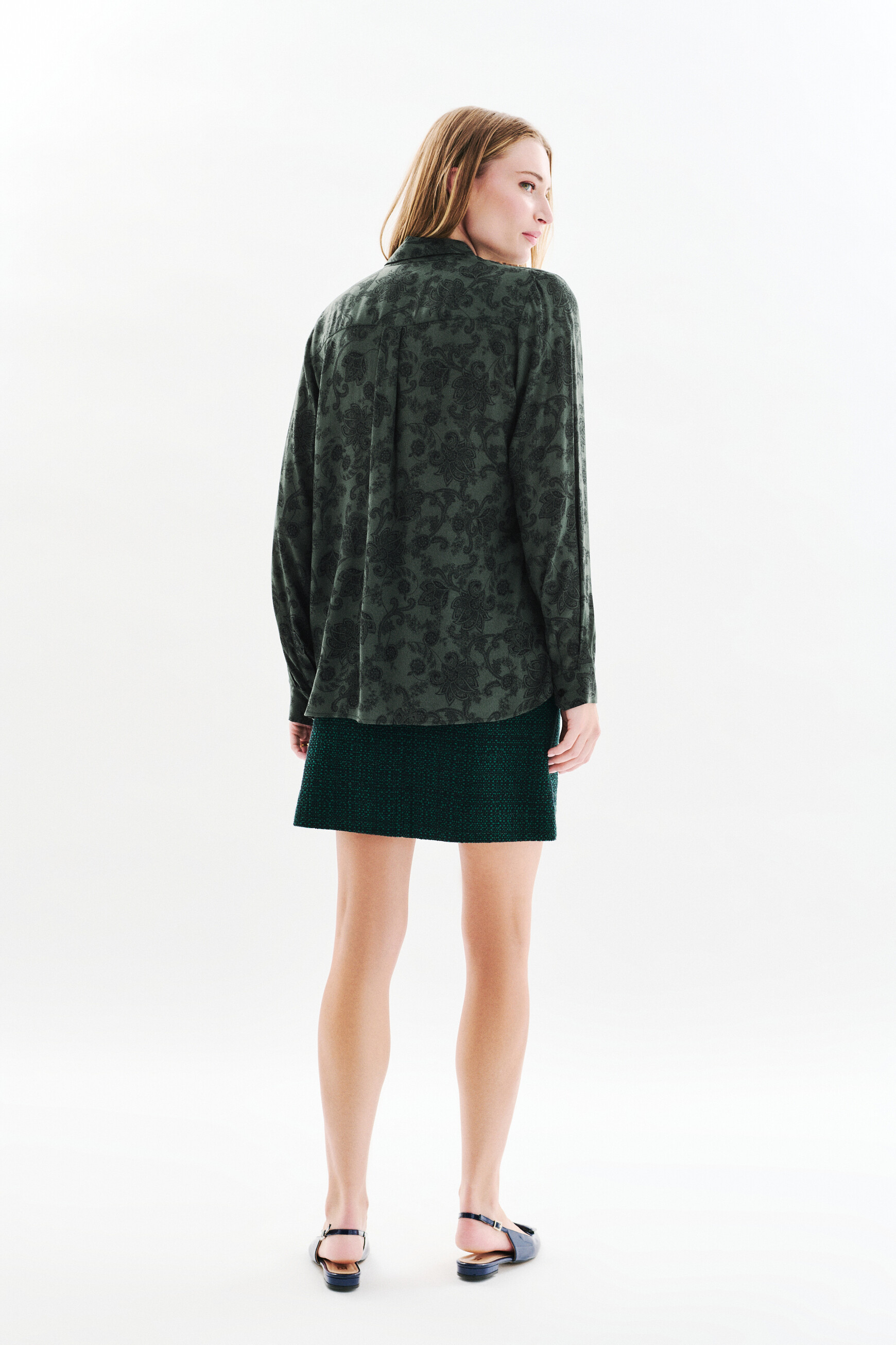 jamie shirt dark green woman Jamie shirt dark green woman